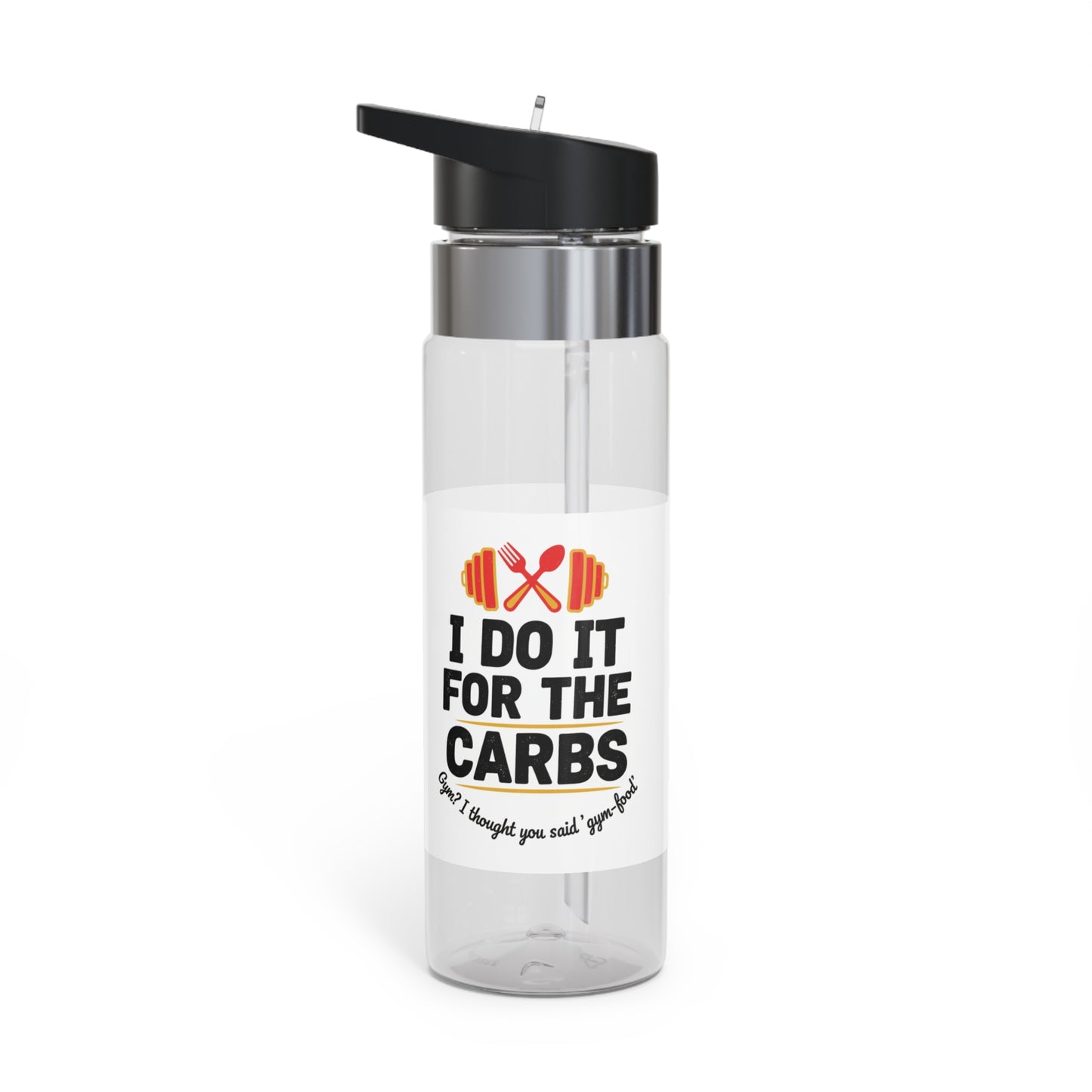 Sport Bottle — “I Do It For The Carbs” Fitness Water Bottle