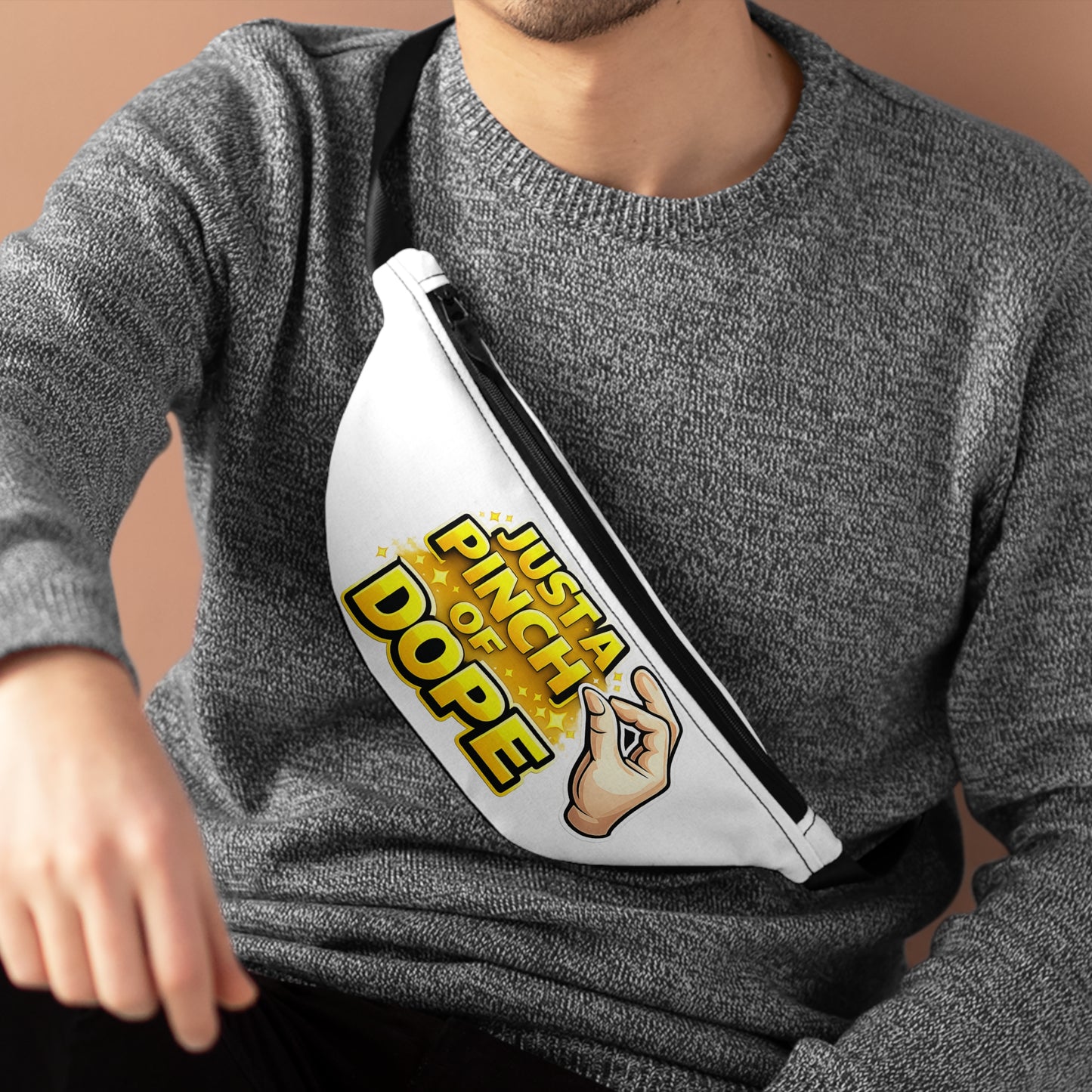 Fanny Pack- "Just a Pinch of Dope" Graphic Waist Bag