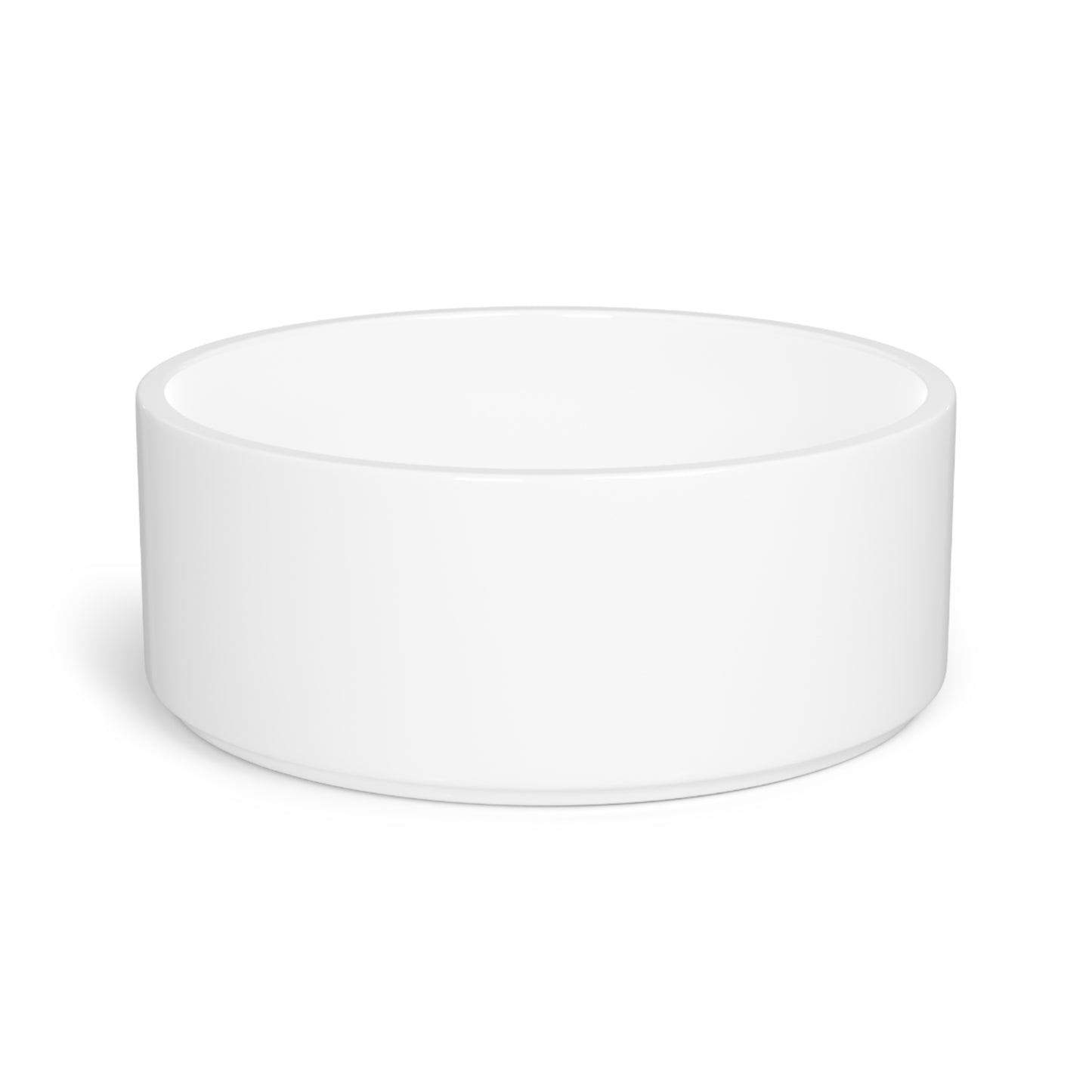 Pet Bowl — “Refill Human, I’m Watching” Funny Cat & Dog Food Dish