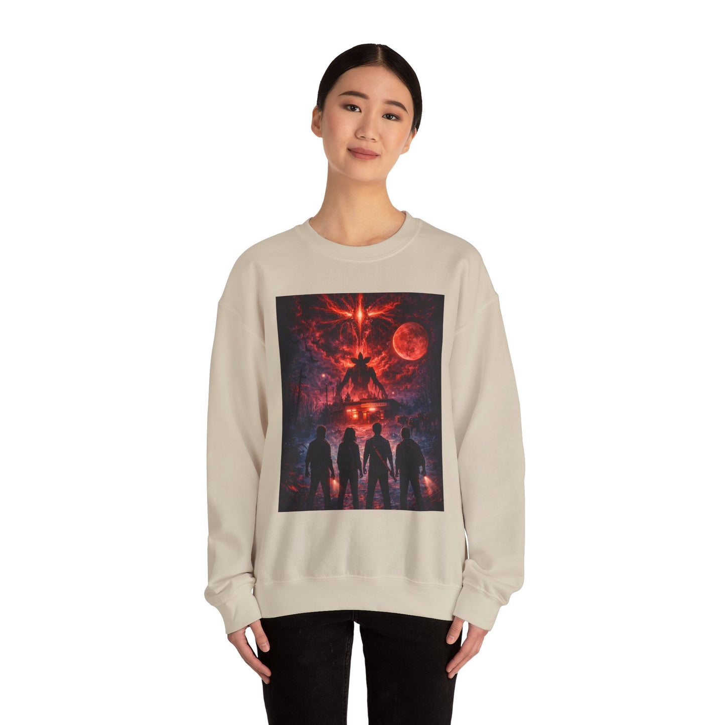 đŸ–¤Stranger Things Title-Inspired Classic Crewneck Sweatshirt