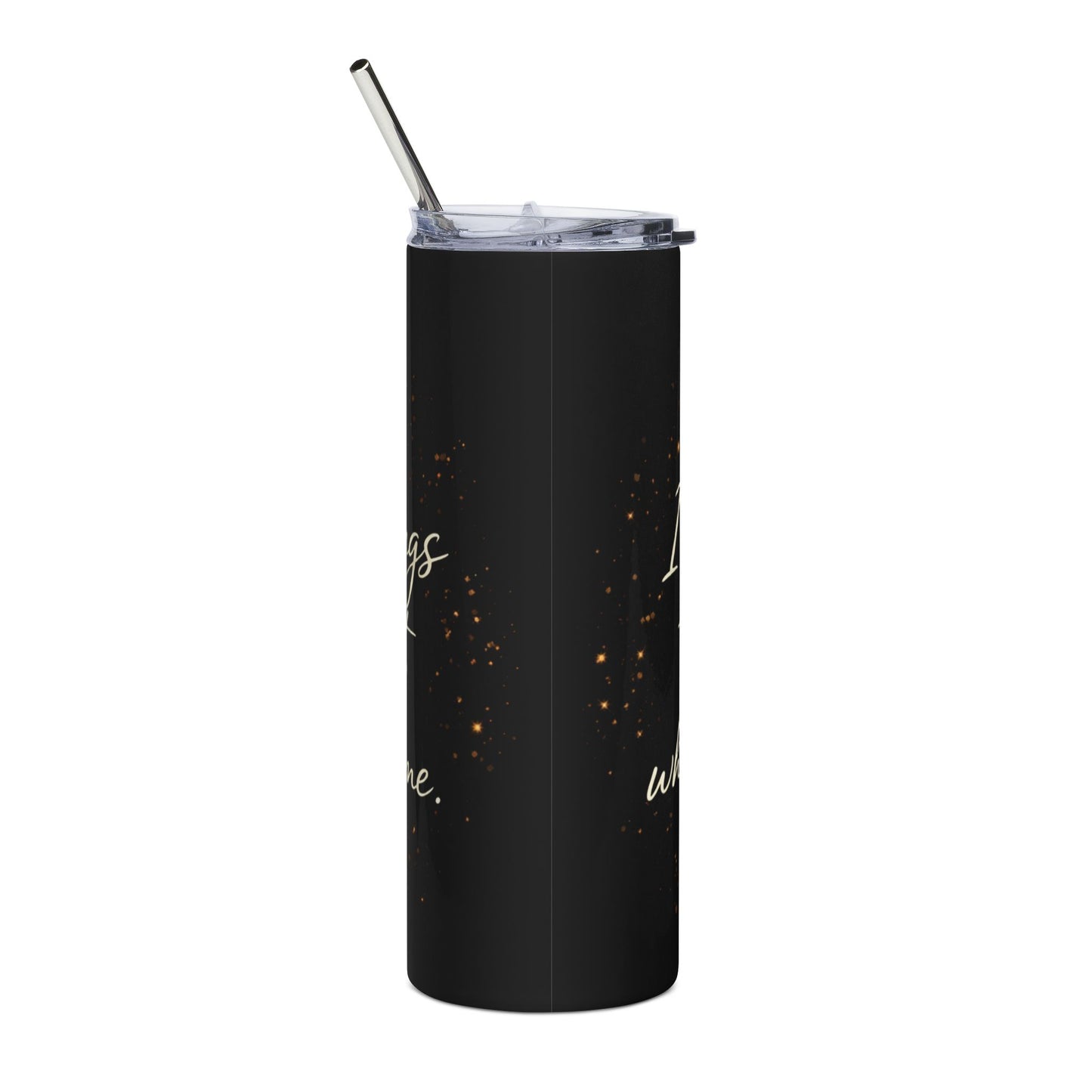 Philippians 4:13 Stainless Steel Tumbler — Inspirational Christian Travel Mug