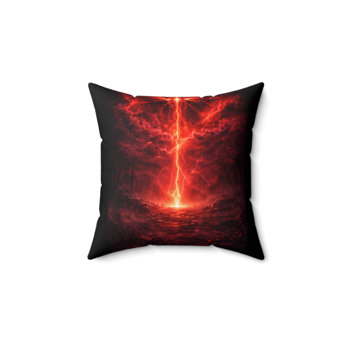 Stranger Things–Inspired Throw Pillow – Retro Sci-Fi Vibes from the Upside Down