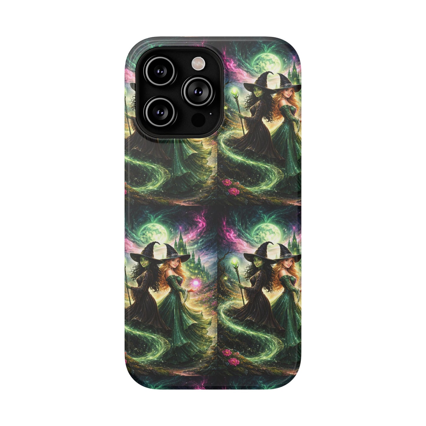 Witchy Moonlight Phone Case — Impact-Resistant Magical Witch Design