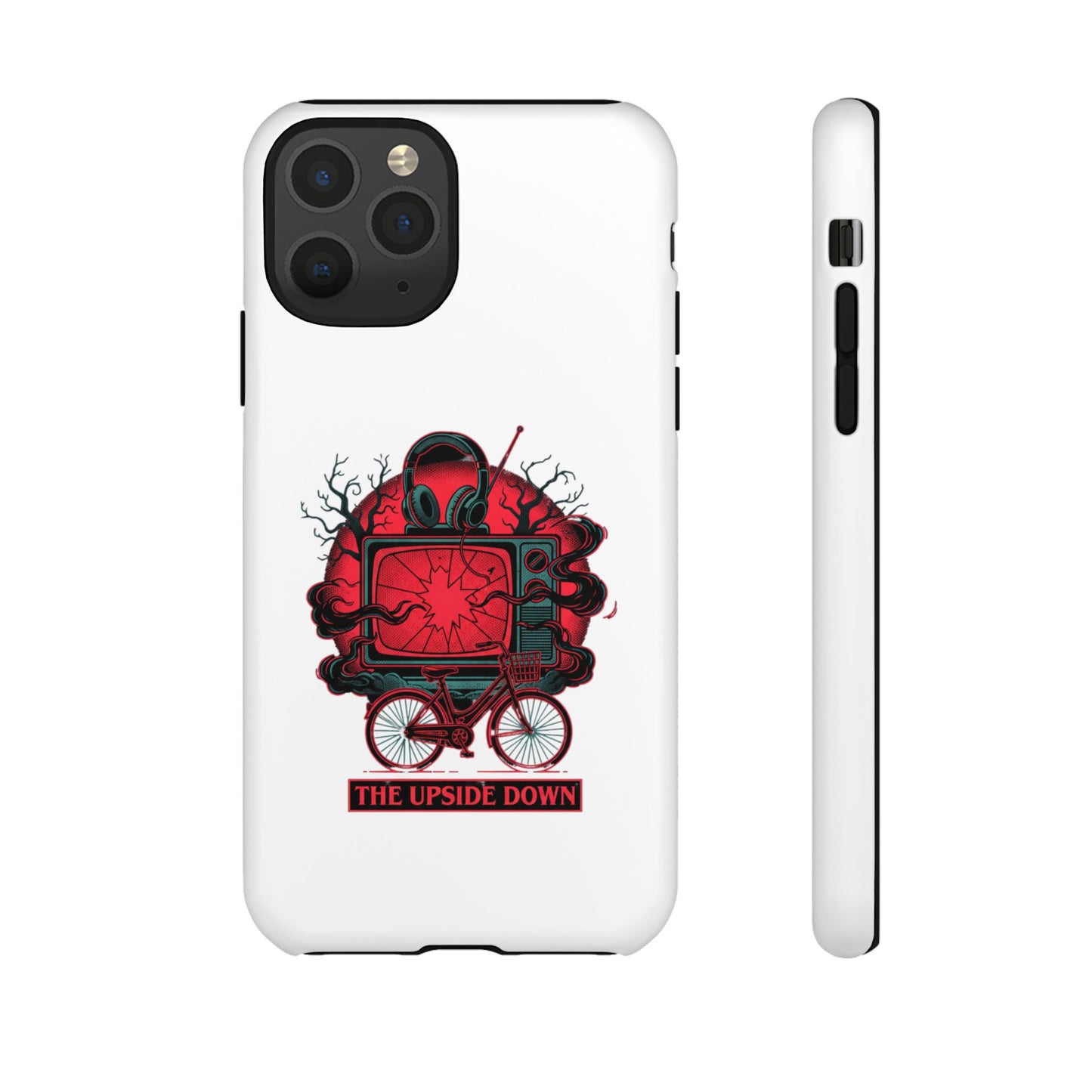 Phone Case — "The Upside Down" Retro Horror Scooter TV Design