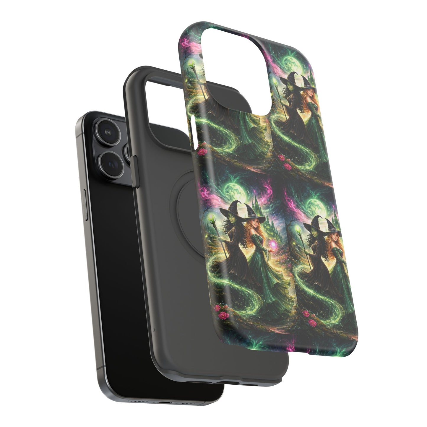 Witchy Moonlight Phone Case — Impact-Resistant Magical Witch Design