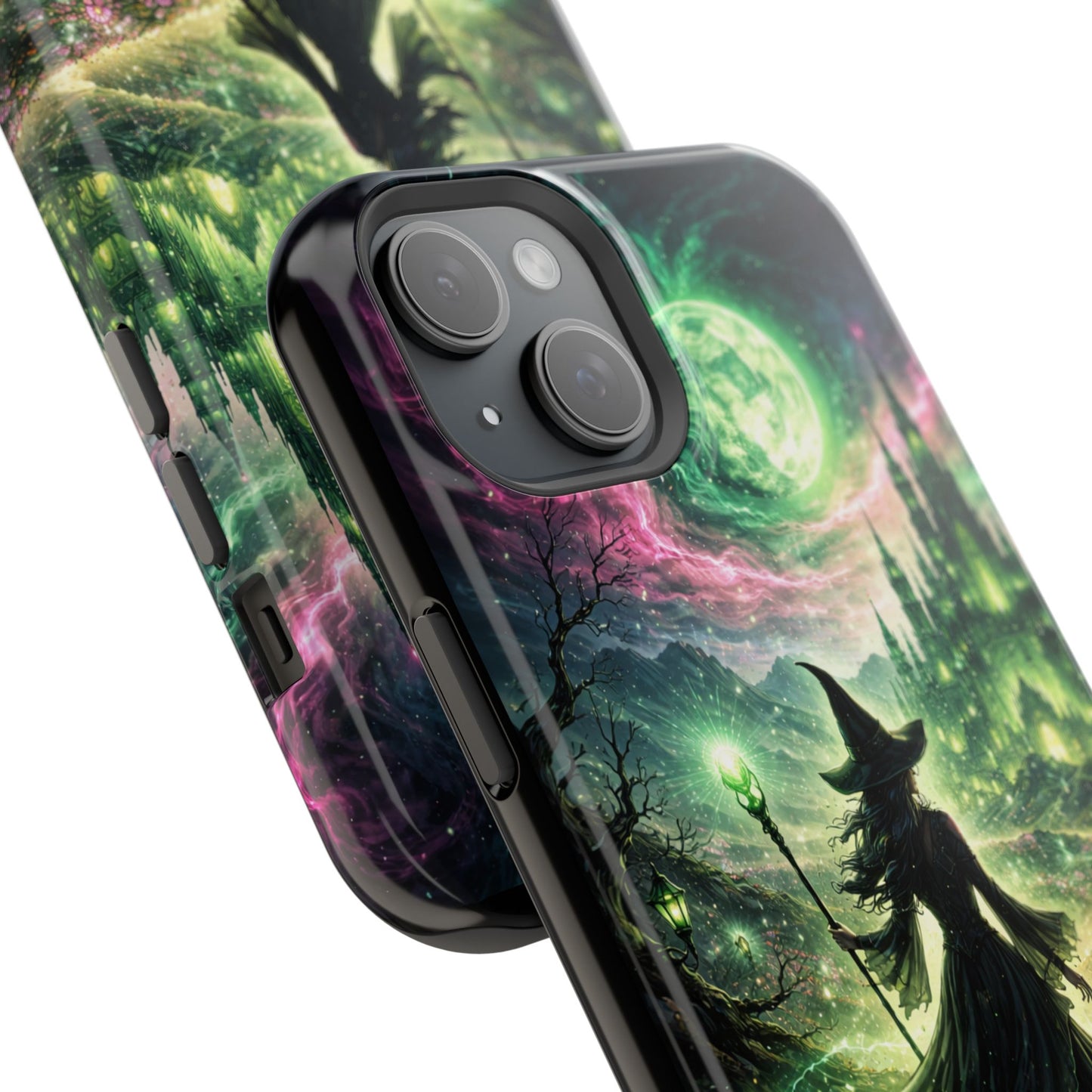 Witchy Moonlight Phone Case — Impact-Resistant Magical Witch Design