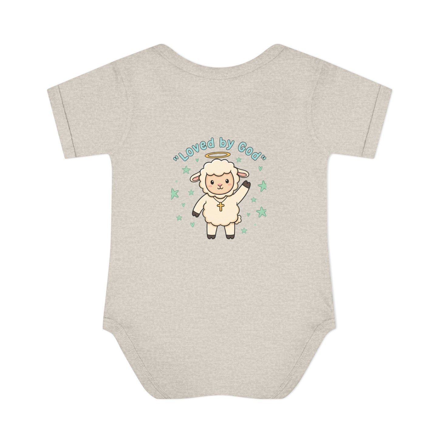 Loved by God Lamb Infant Bodysuit