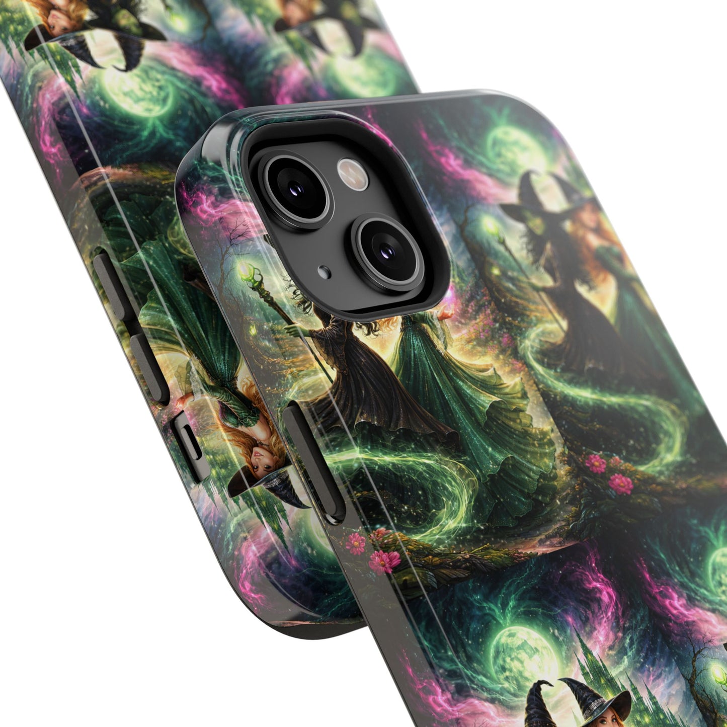 Witchy Moonlight Phone Case — Impact-Resistant Magical Witch Design