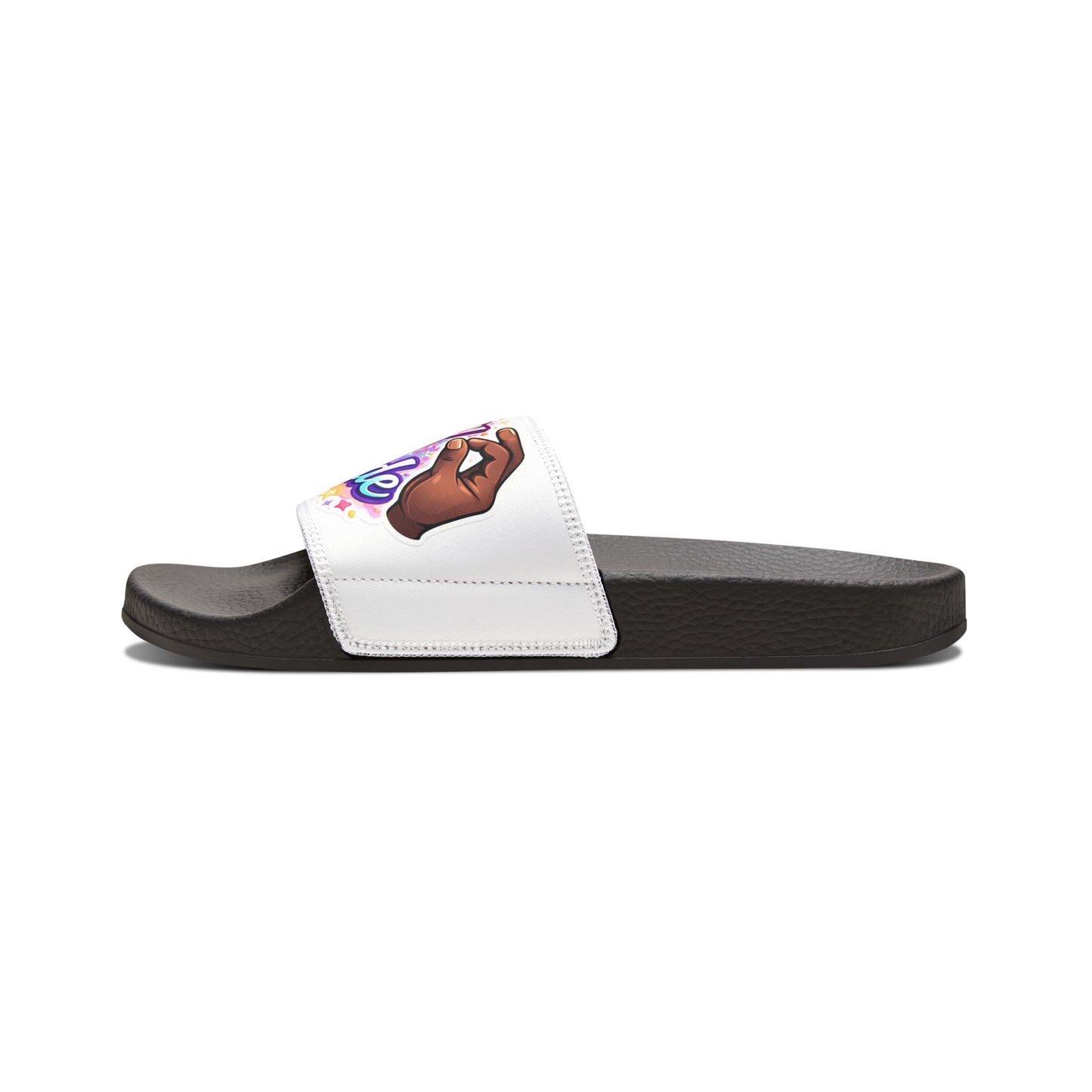 Women's Slide Sandals — "Perfectly Measured Attitude" Removable-Strap Slides