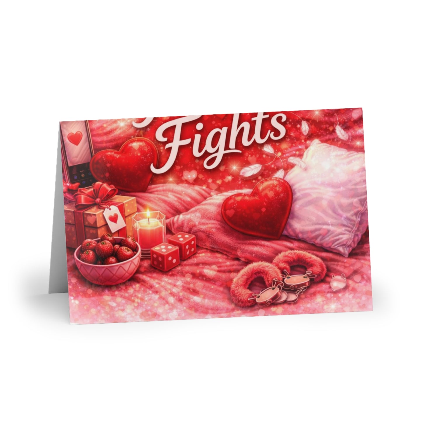 Valentine's Romantic Greeting Cards — 'Snuggle Later' & 'Flirt First' Love Note Cards (1 or 10-Pack)