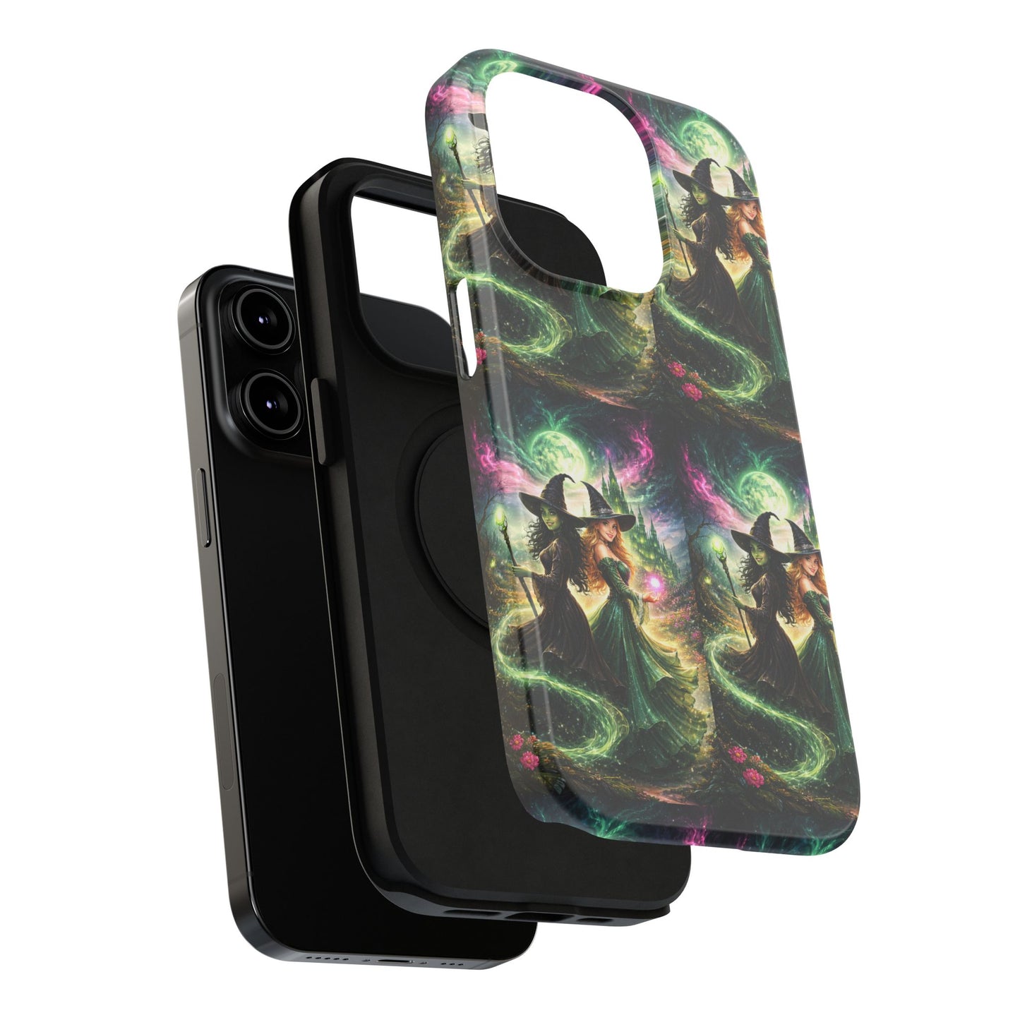 Witchy Moonlight Phone Case — Impact-Resistant Magical Witch Design