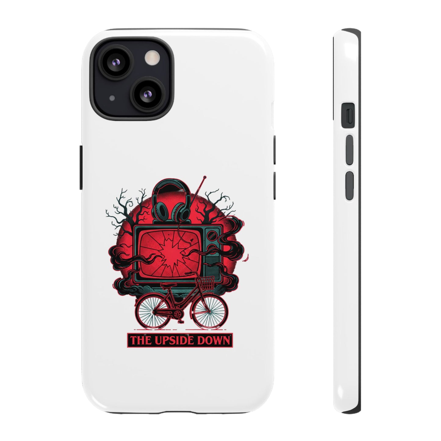 Phone Case — "The Upside Down" Retro Horror Scooter TV Design