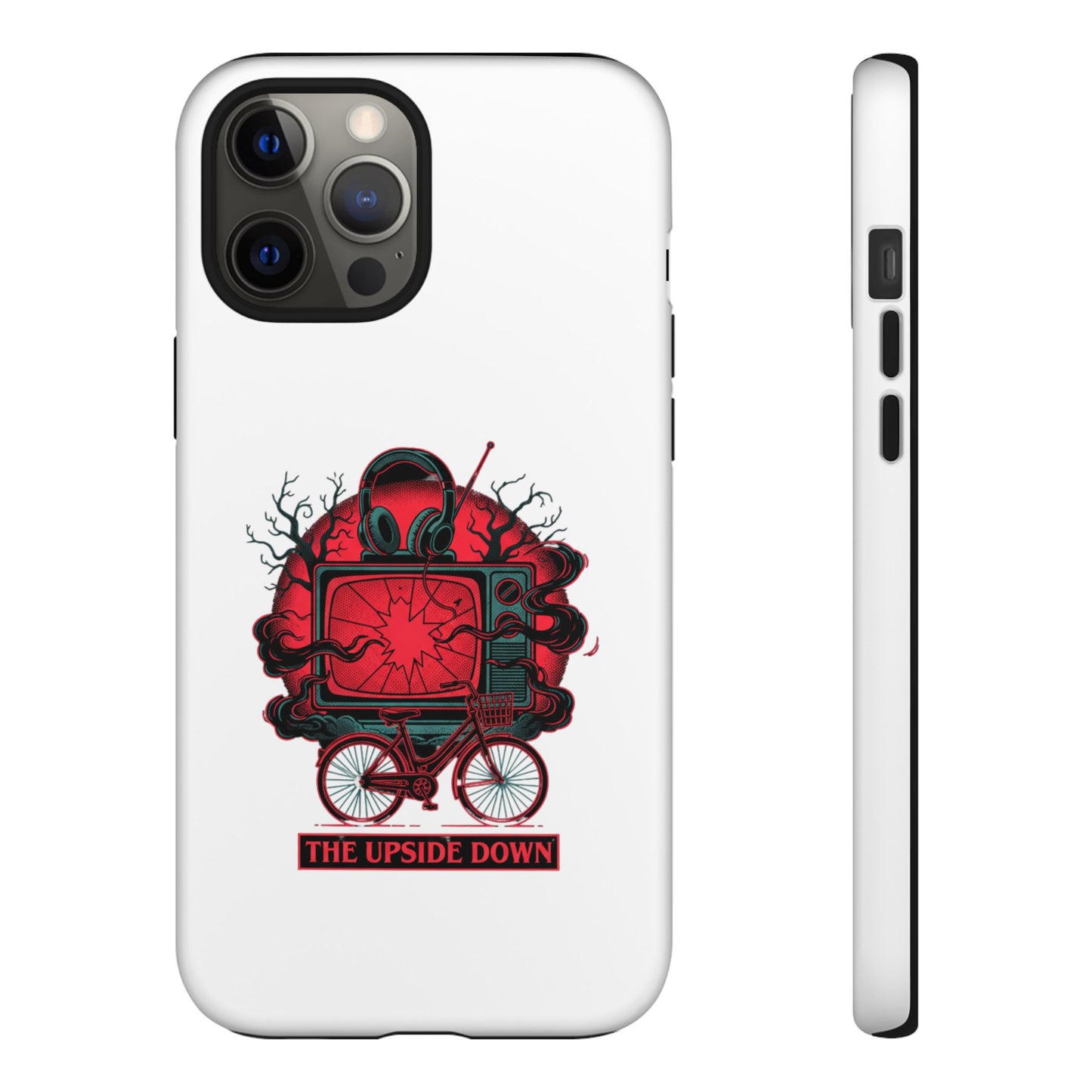 Phone Case — "The Upside Down" Retro Horror Scooter TV Design