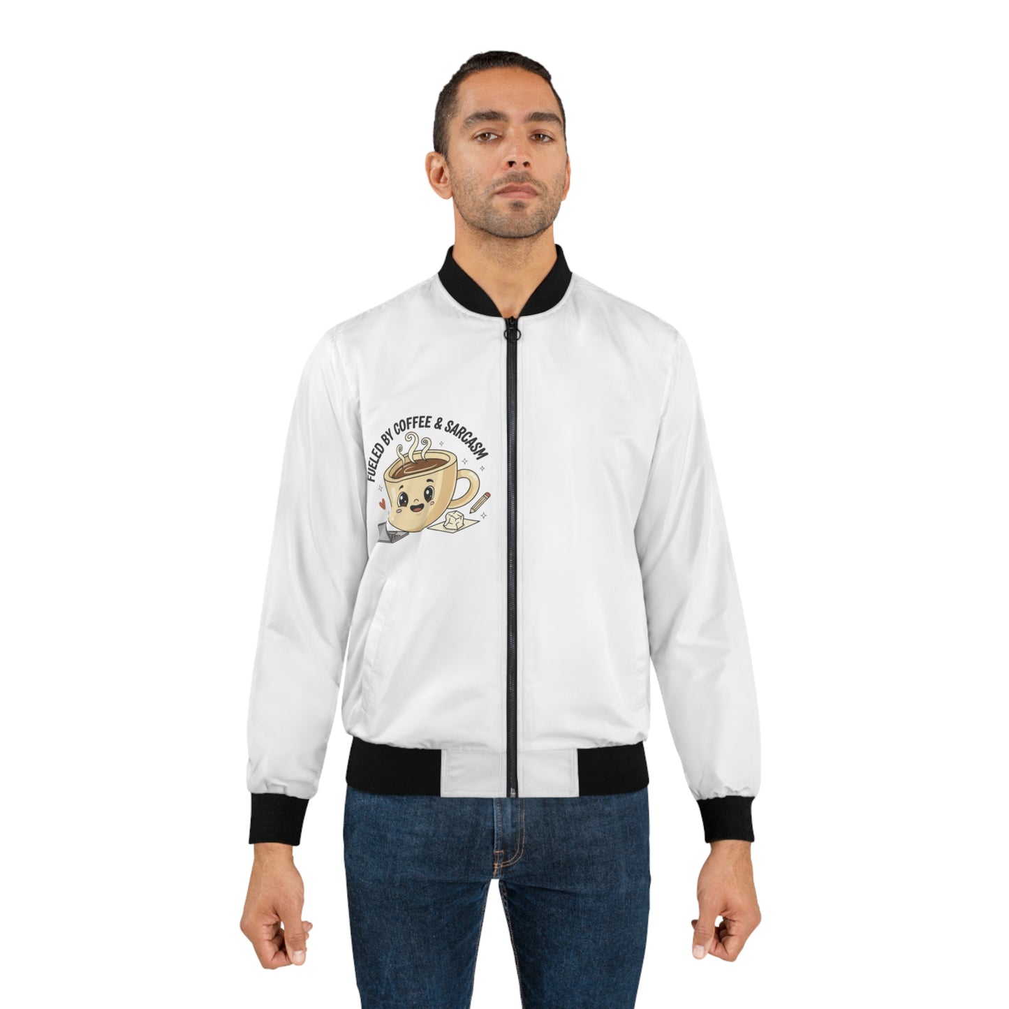 Coffee & Sarcasm. Bomber Jacket
