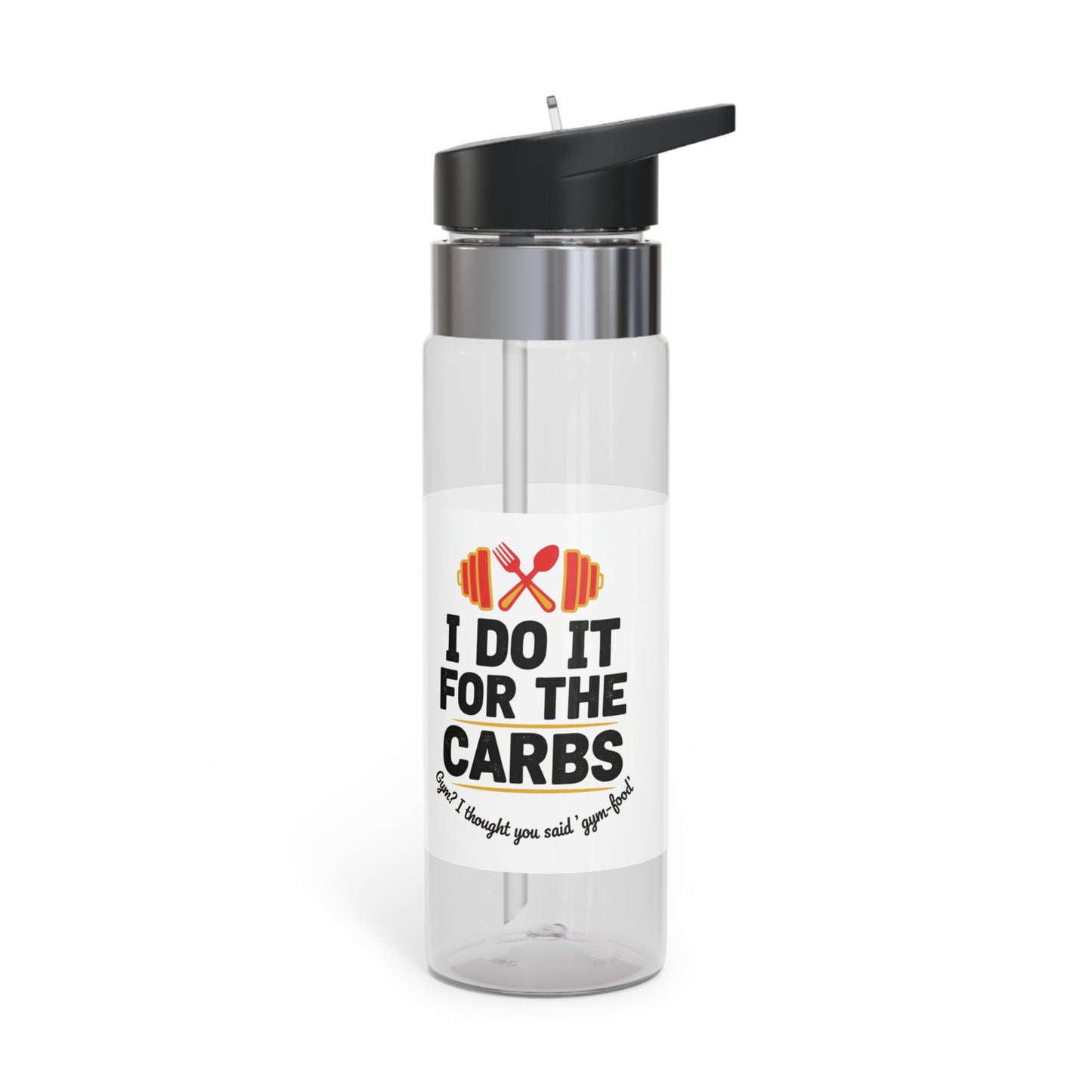 Sport Bottle — “I Do It For The Carbs” Fitness Water Bottle