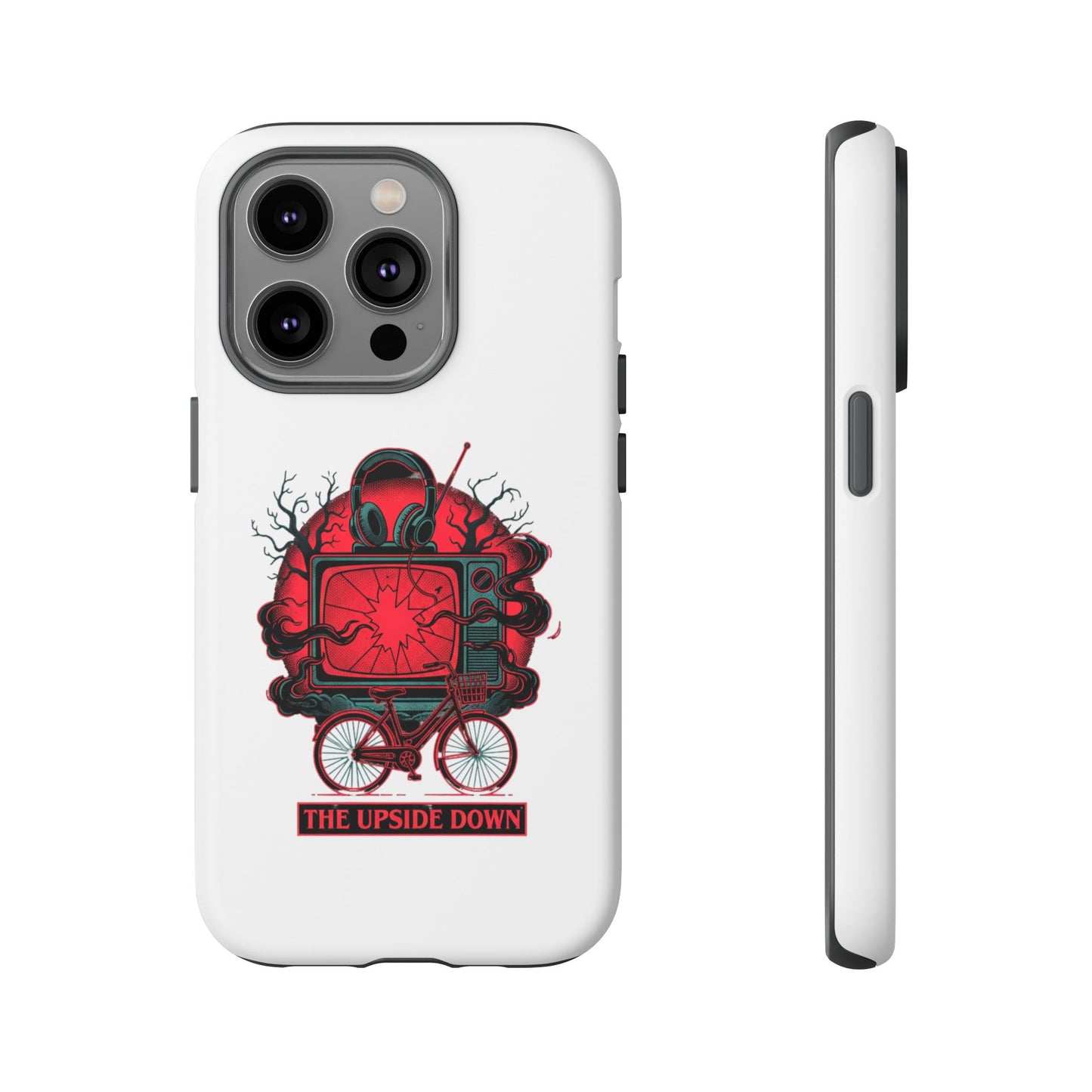 Phone Case — "The Upside Down" Retro Horror Scooter TV Design