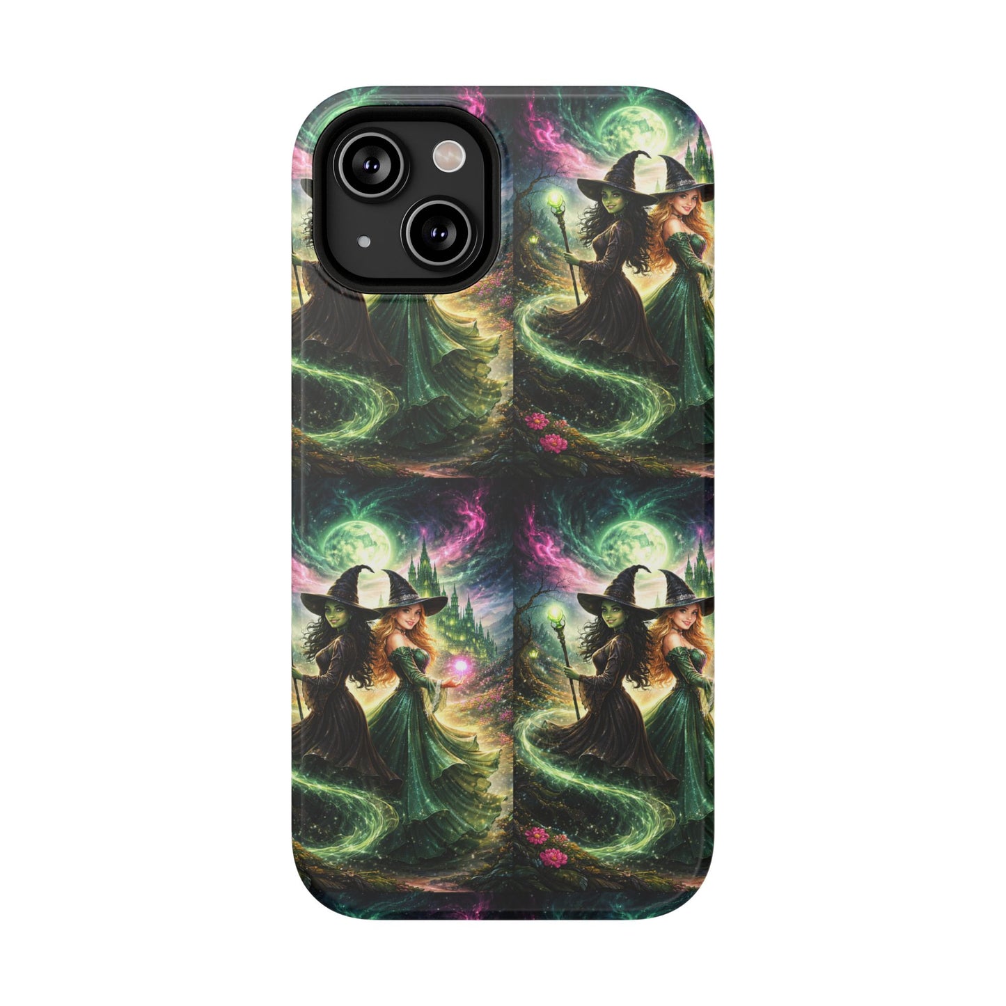 Witchy Moonlight Phone Case — Impact-Resistant Magical Witch Design