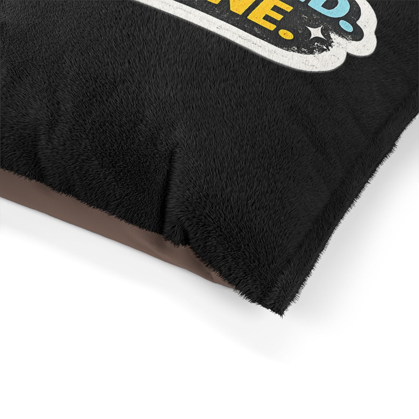 Pet Bed — "This Is Not a Bed. It's a Throne." Plush Dog & Cat Lounger
