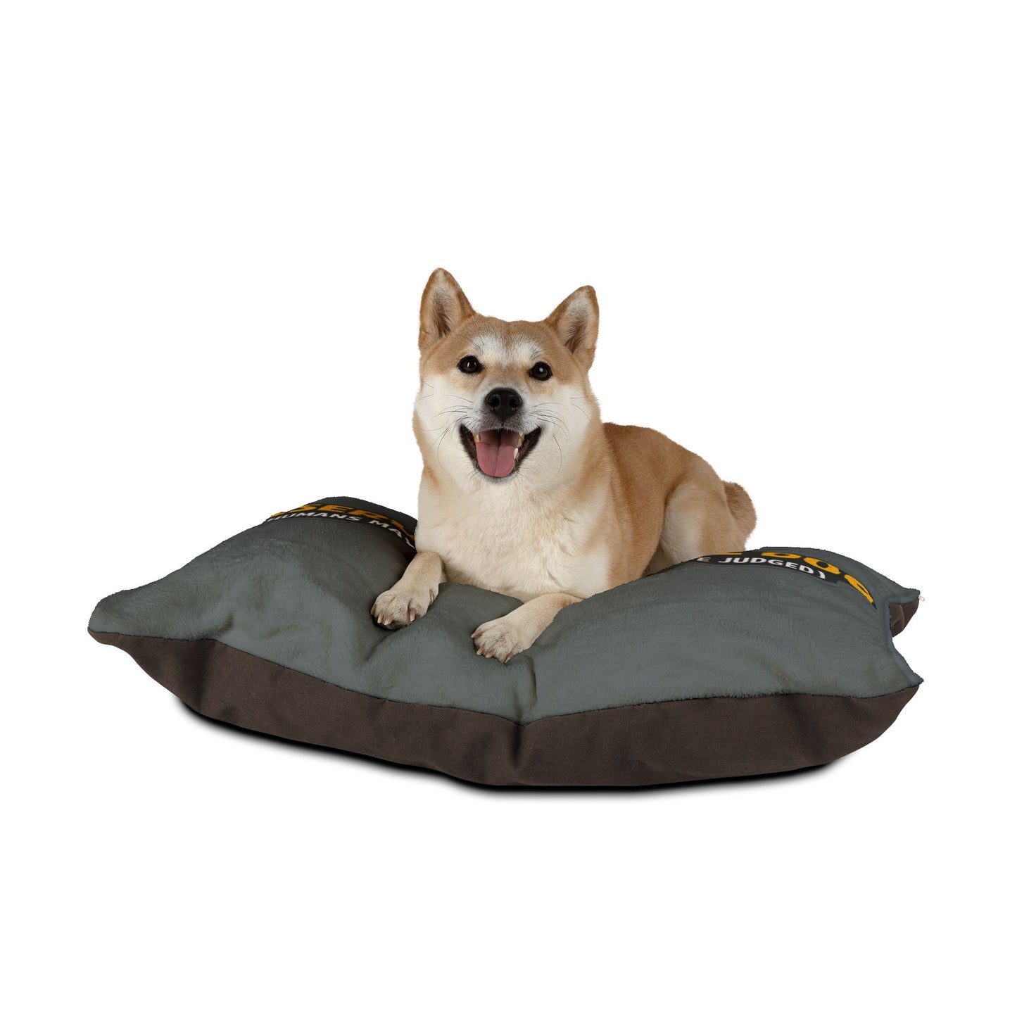 Reserved for the Dog Pet Bed — Funny 'Humans May Sit...But You Will Be Judged' Dog Bed
