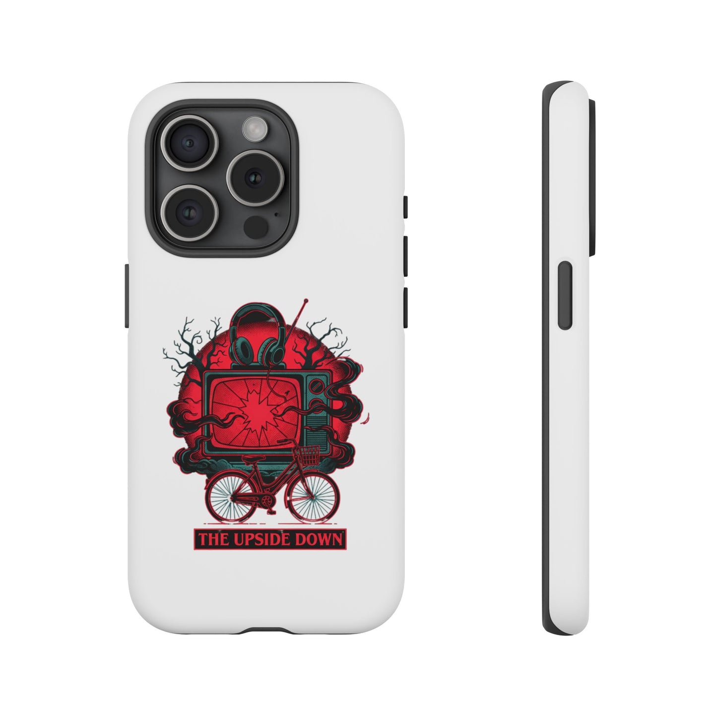 Phone Case — "The Upside Down" Retro Horror Scooter TV Design