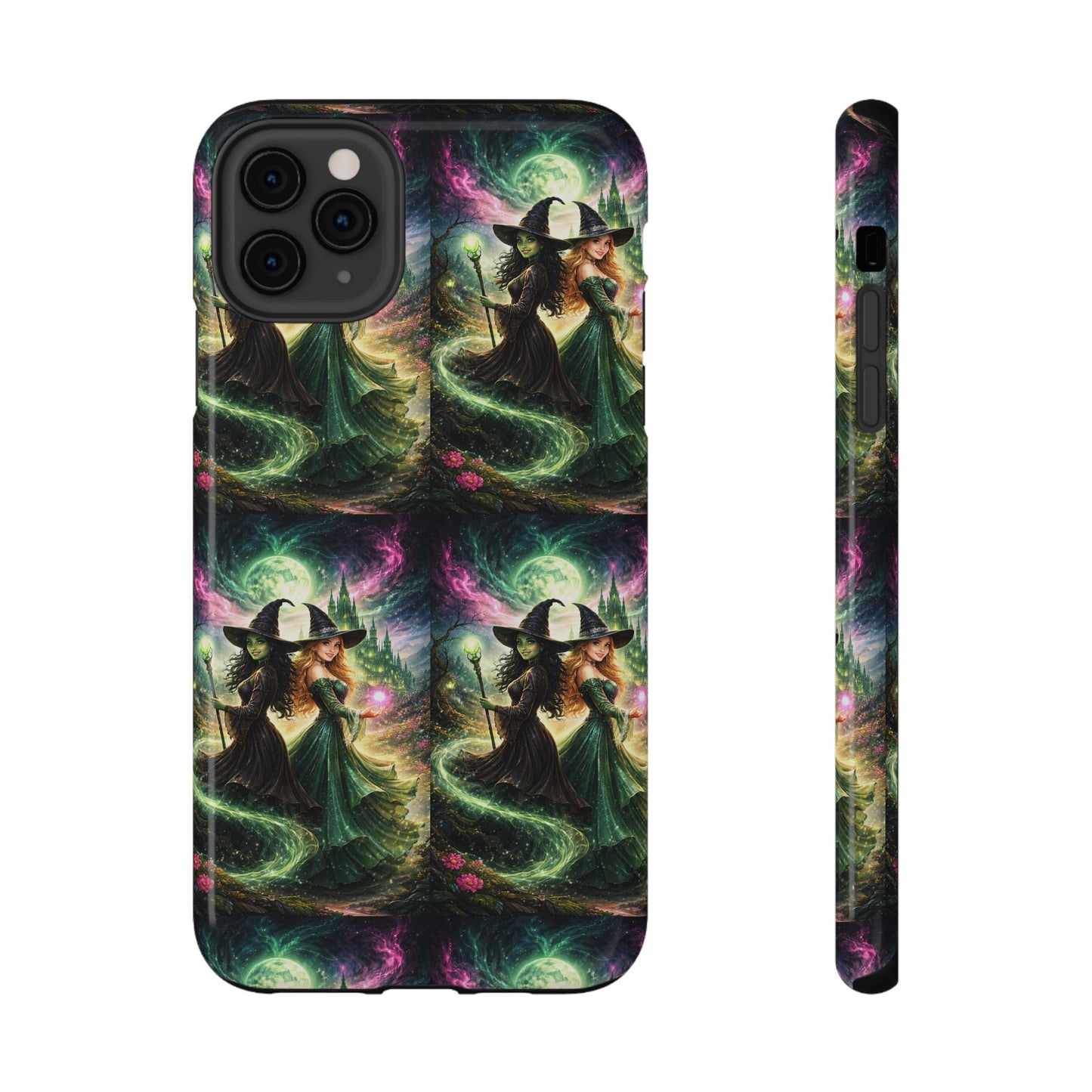 Witchy Moonlight Phone Case — Impact-Resistant Magical Witch Design