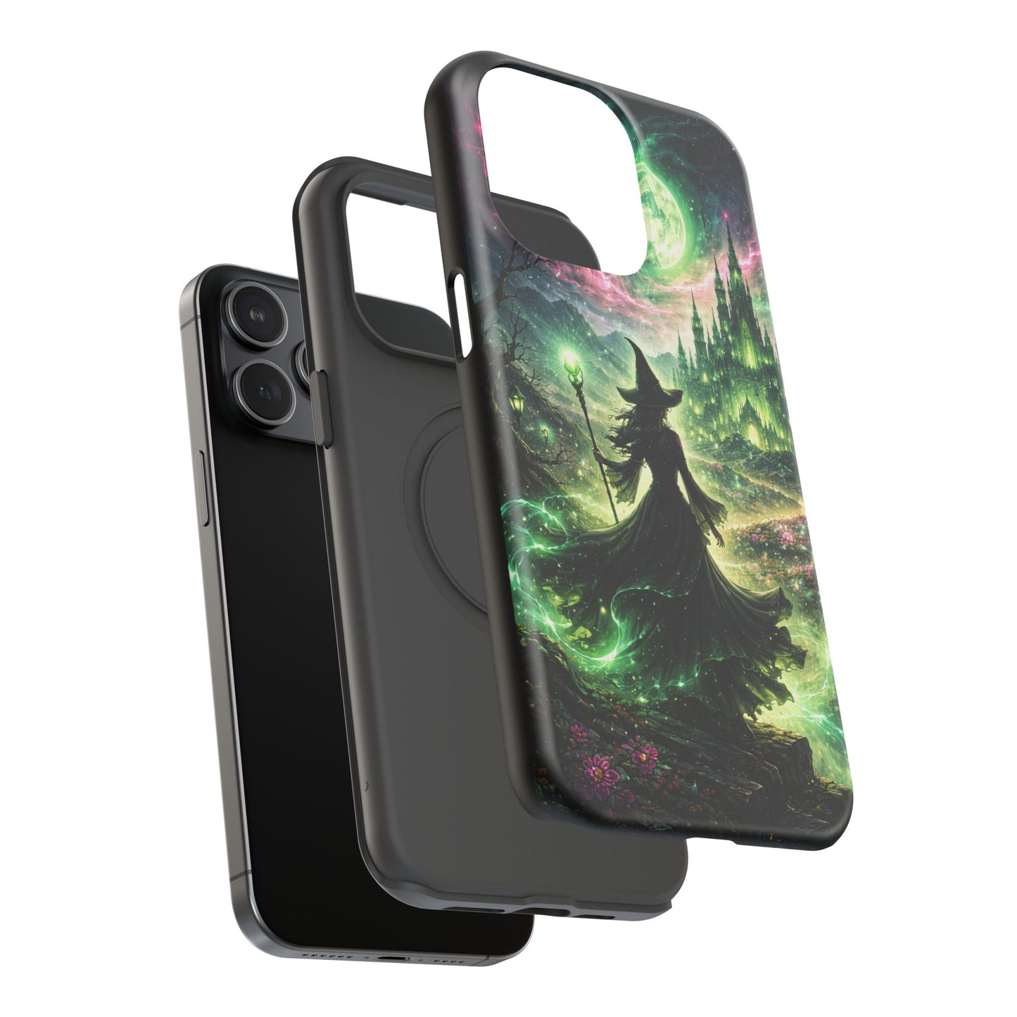 Witchy Moonlight Phone Case — Impact-Resistant Magical Witch Design