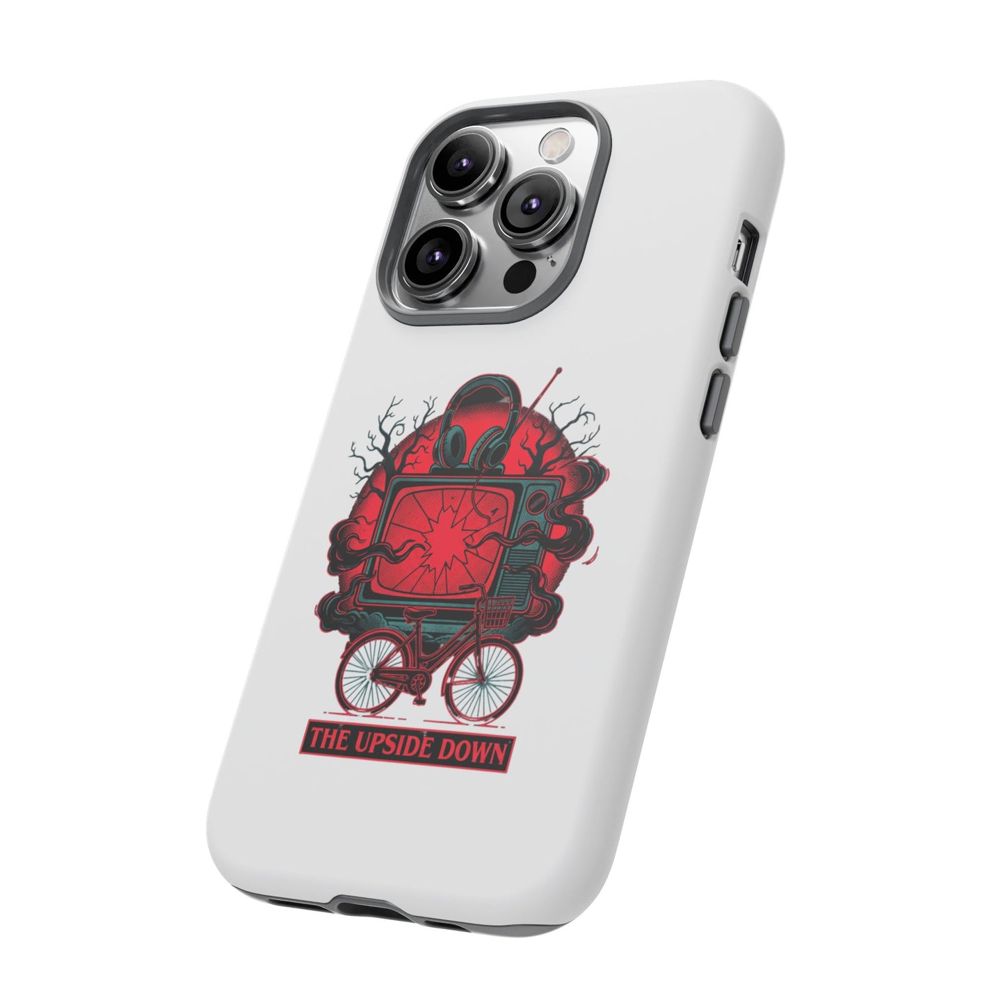 Phone Case — "The Upside Down" Retro Horror Scooter TV Design