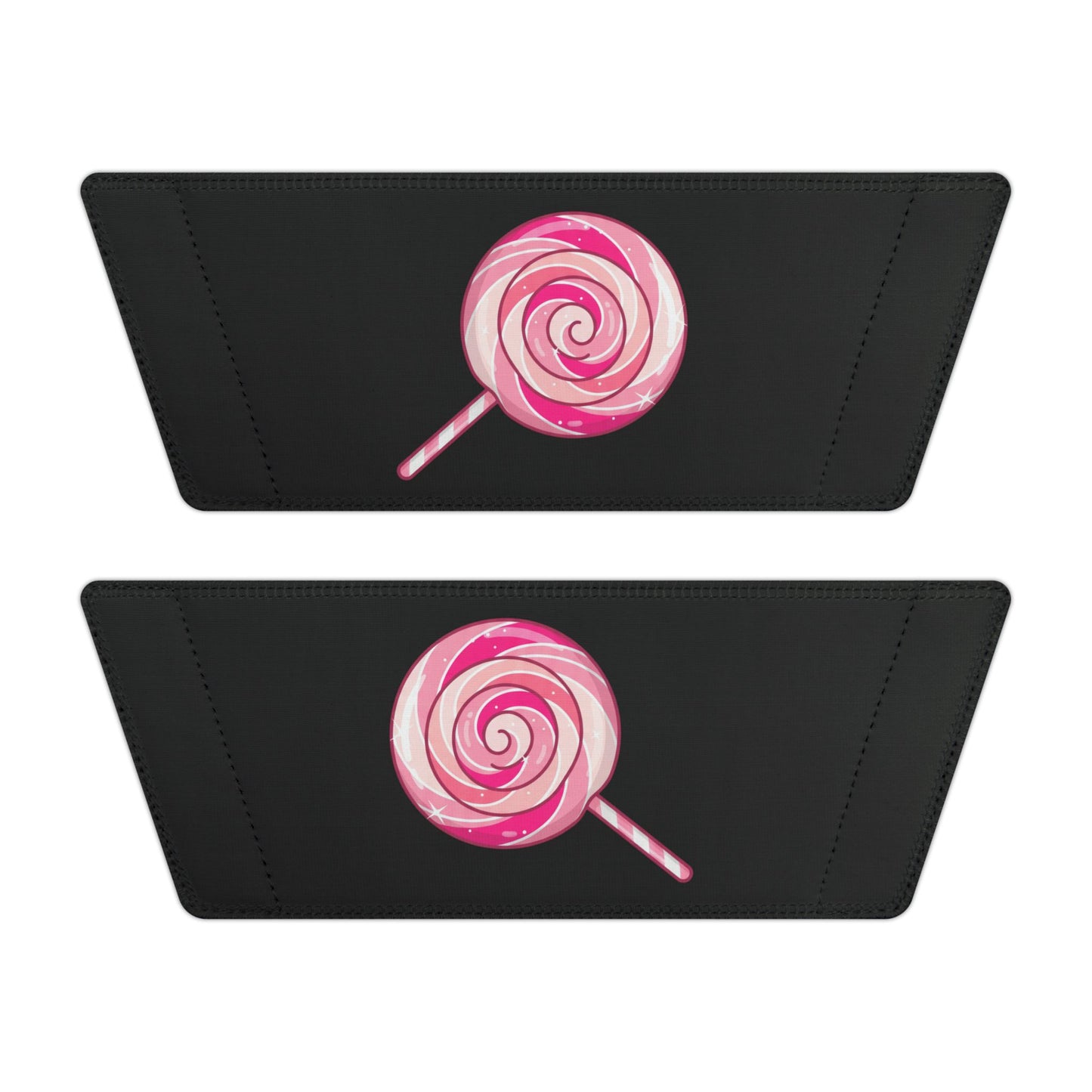 Women's Slide Sandals — "Pink Swirly lollipop " Removable-Strap Slides