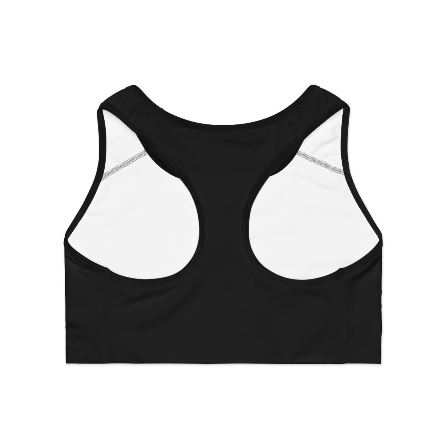 Sports Bra — "I Lift... So I Can Eat" Graphic Fitness Crop Top