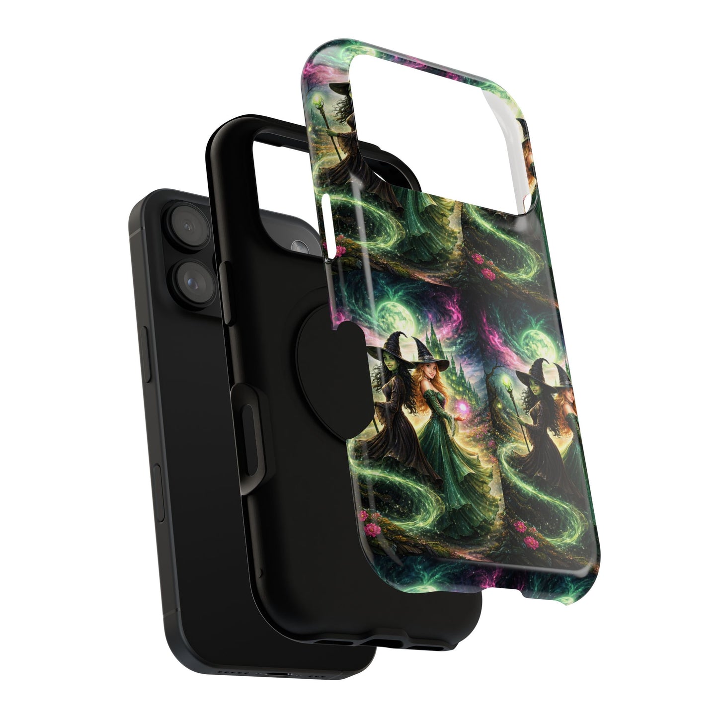 Witchy Moonlight Phone Case — Impact-Resistant Magical Witch Design