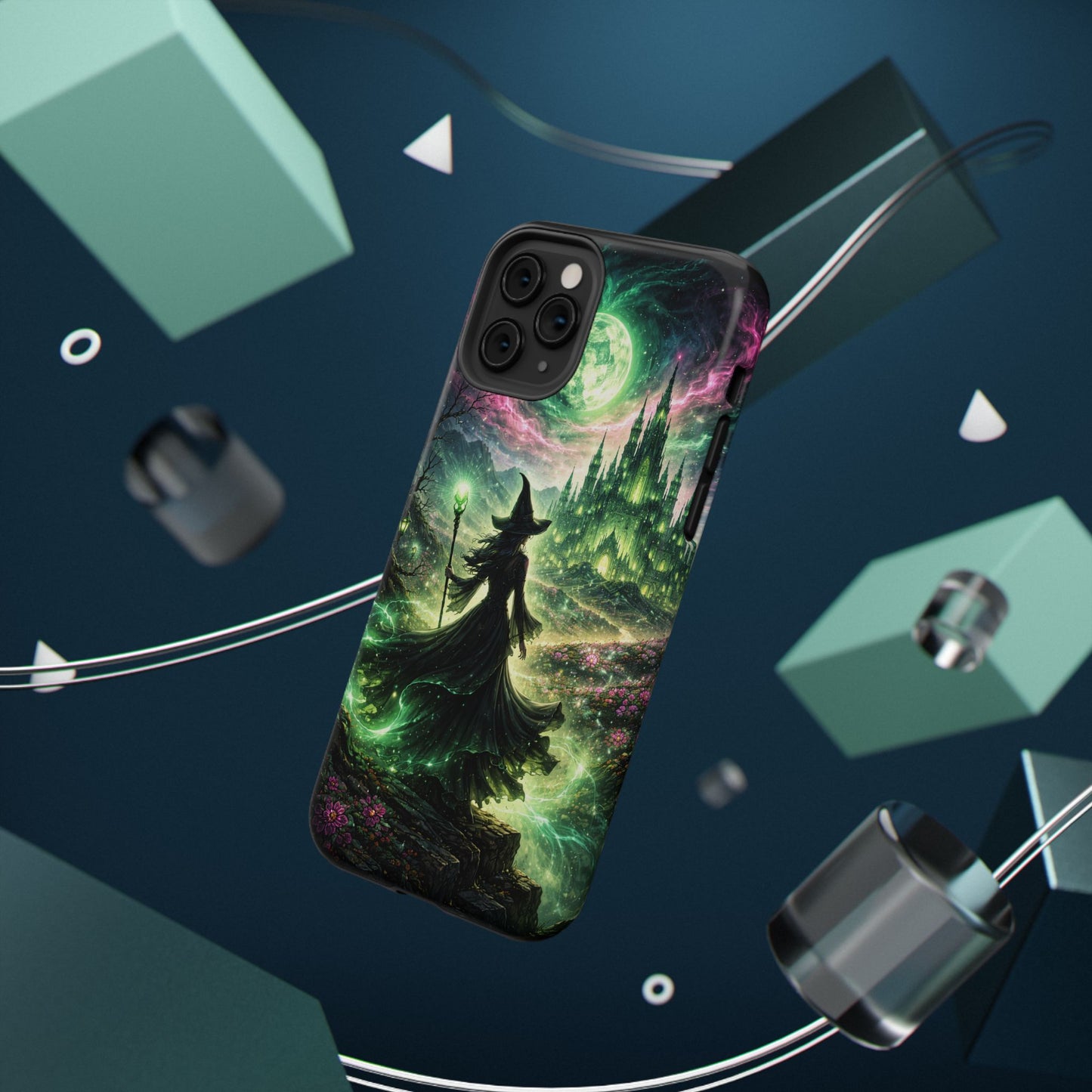 Witchy Moonlight Phone Case — Impact-Resistant Magical Witch Design