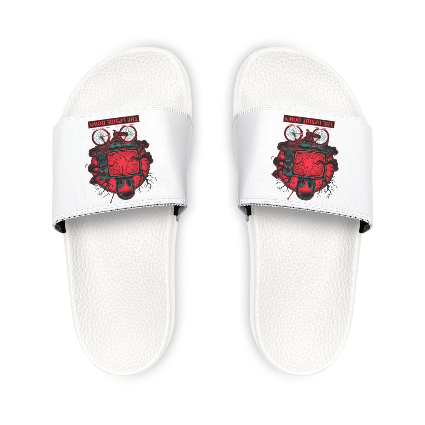 Women's Stranger Things Themed  Removable-Strap Slides