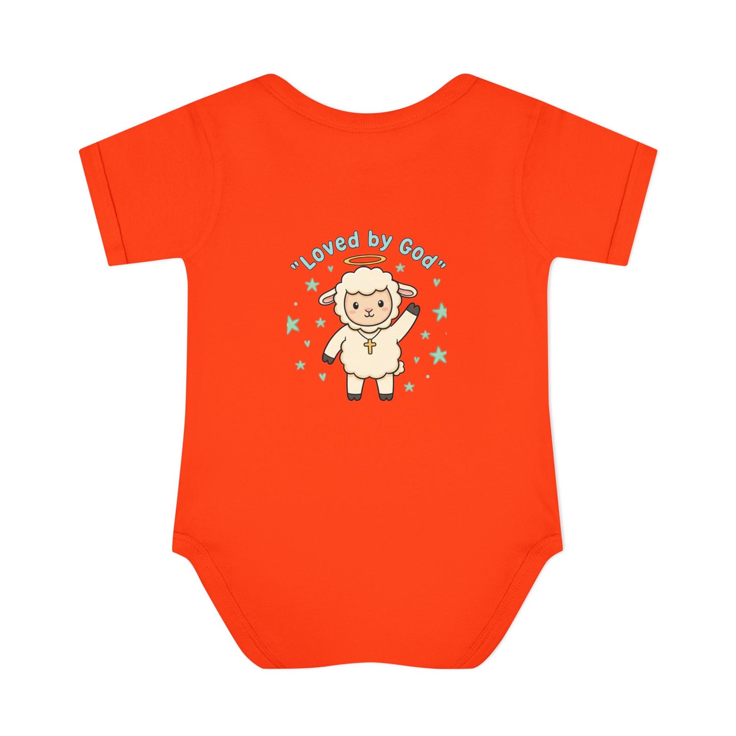 Loved by God Lamb Infant Bodysuit