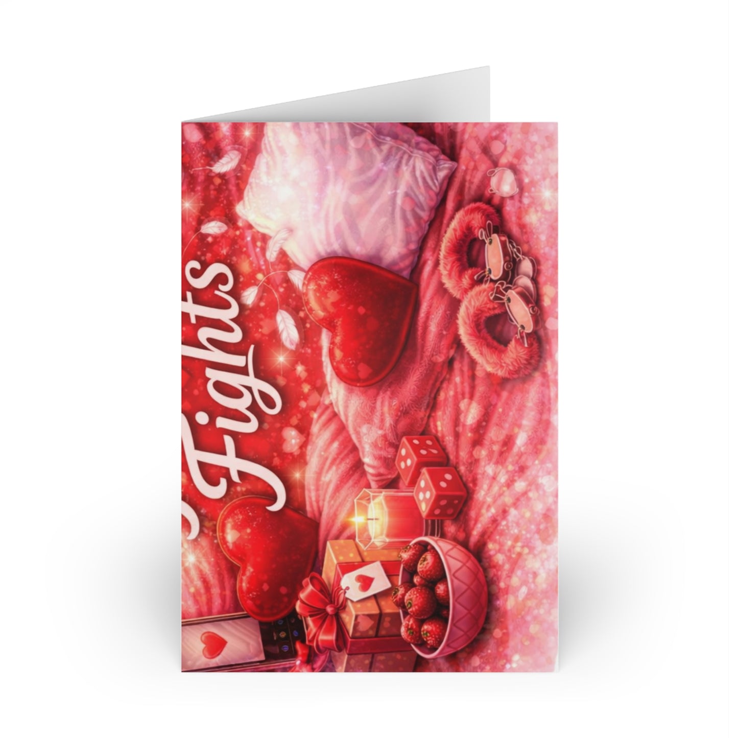 Valentine's Romantic Greeting Cards — 'Snuggle Later' & 'Flirt First' Love Note Cards (1 or 10-Pack)
