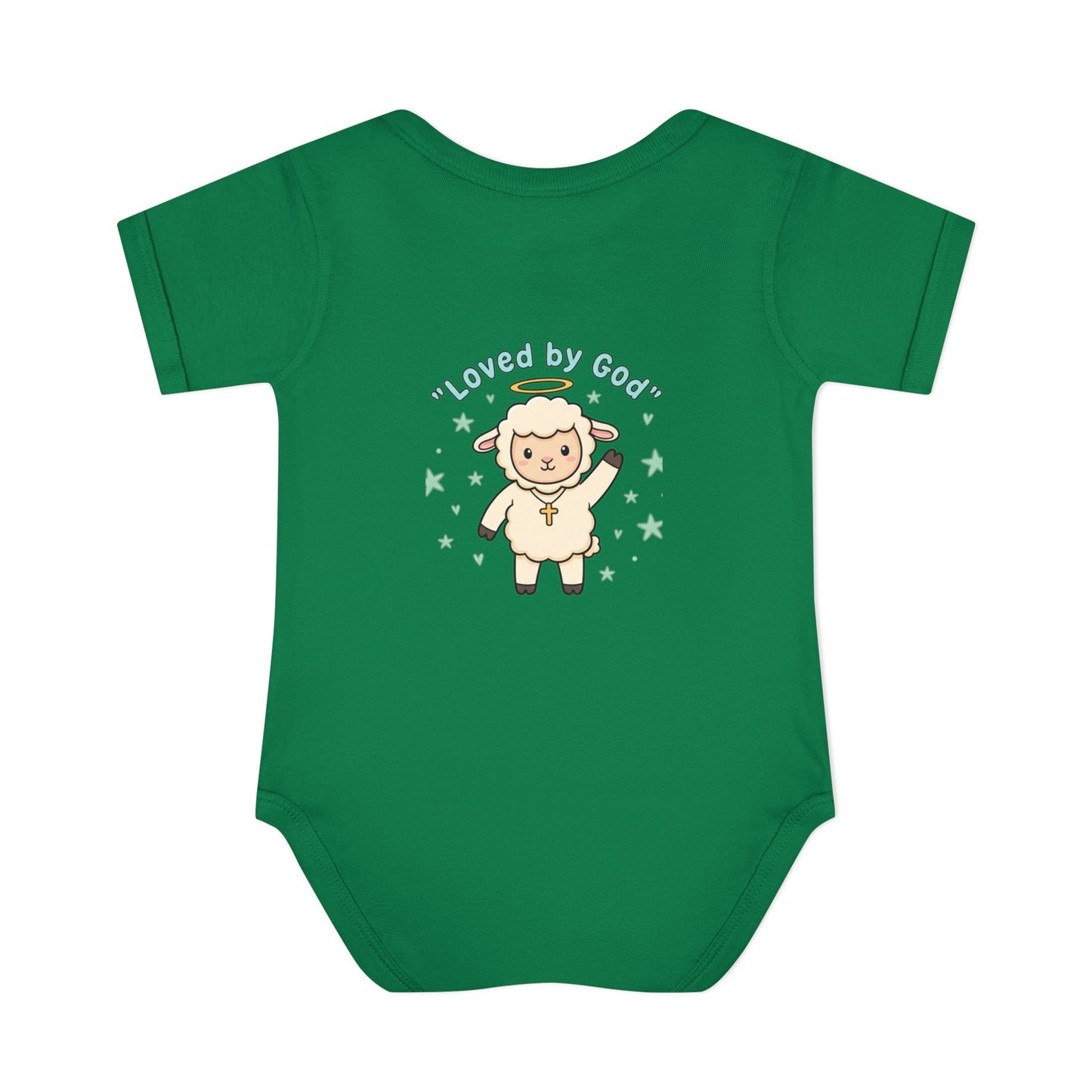 Loved by God Lamb Infant Bodysuit