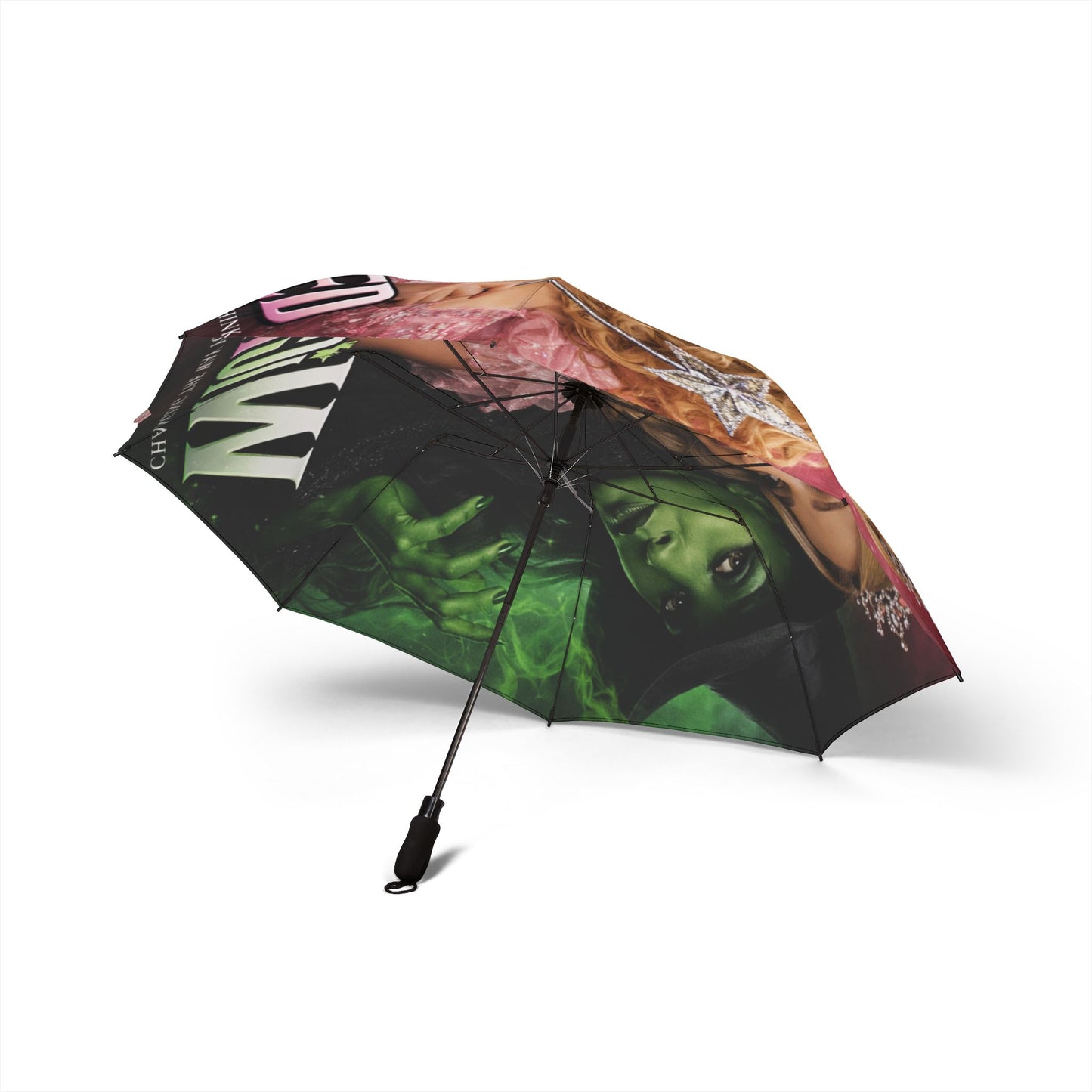 Wicked & Glinda Wizard Music Umbrella — Foldable Semi‑Automatic Rain Umbrella