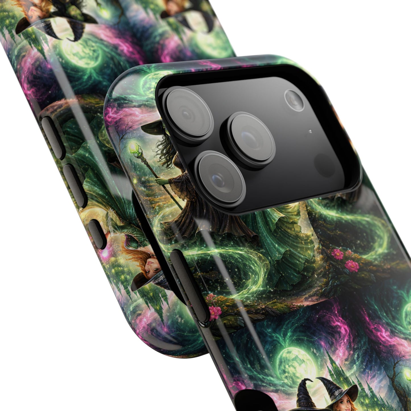 Witchy Moonlight Phone Case — Impact-Resistant Magical Witch Design