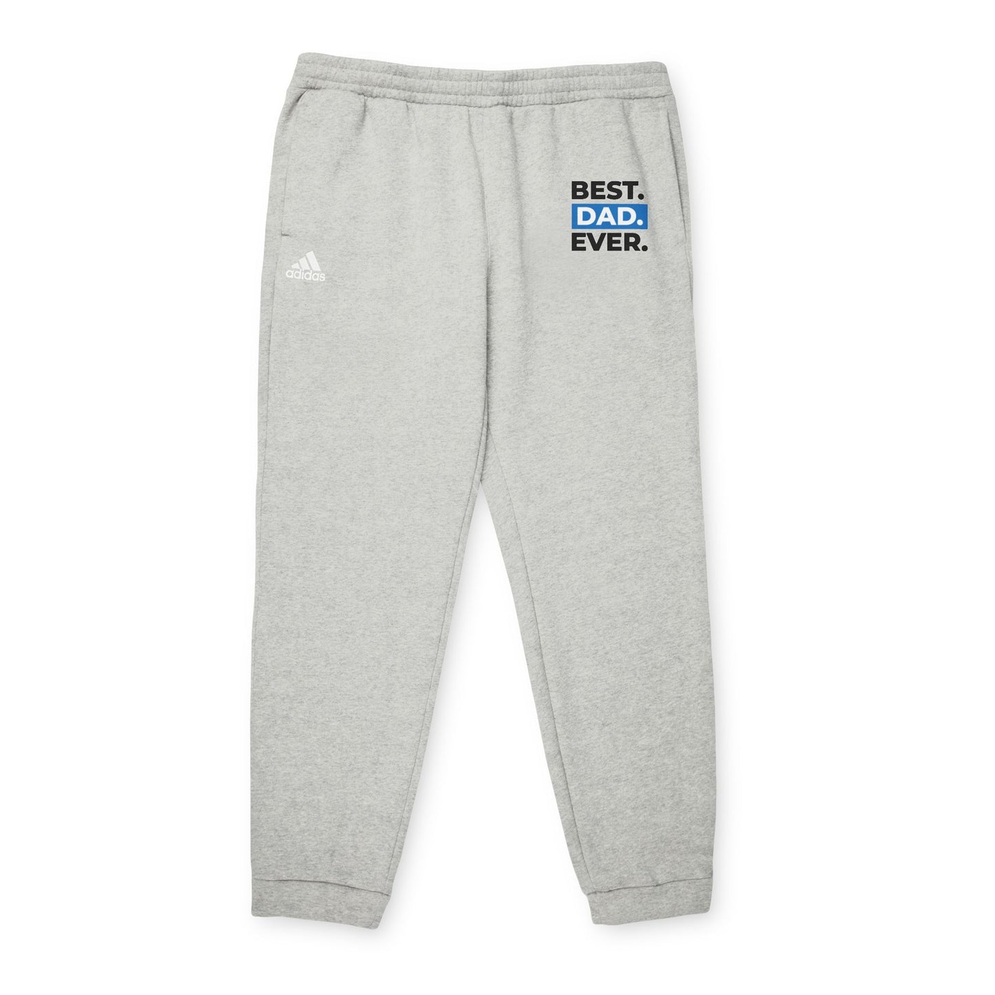 Best Dad Ever Joggers — Men's Gray Fleece Sweatpants