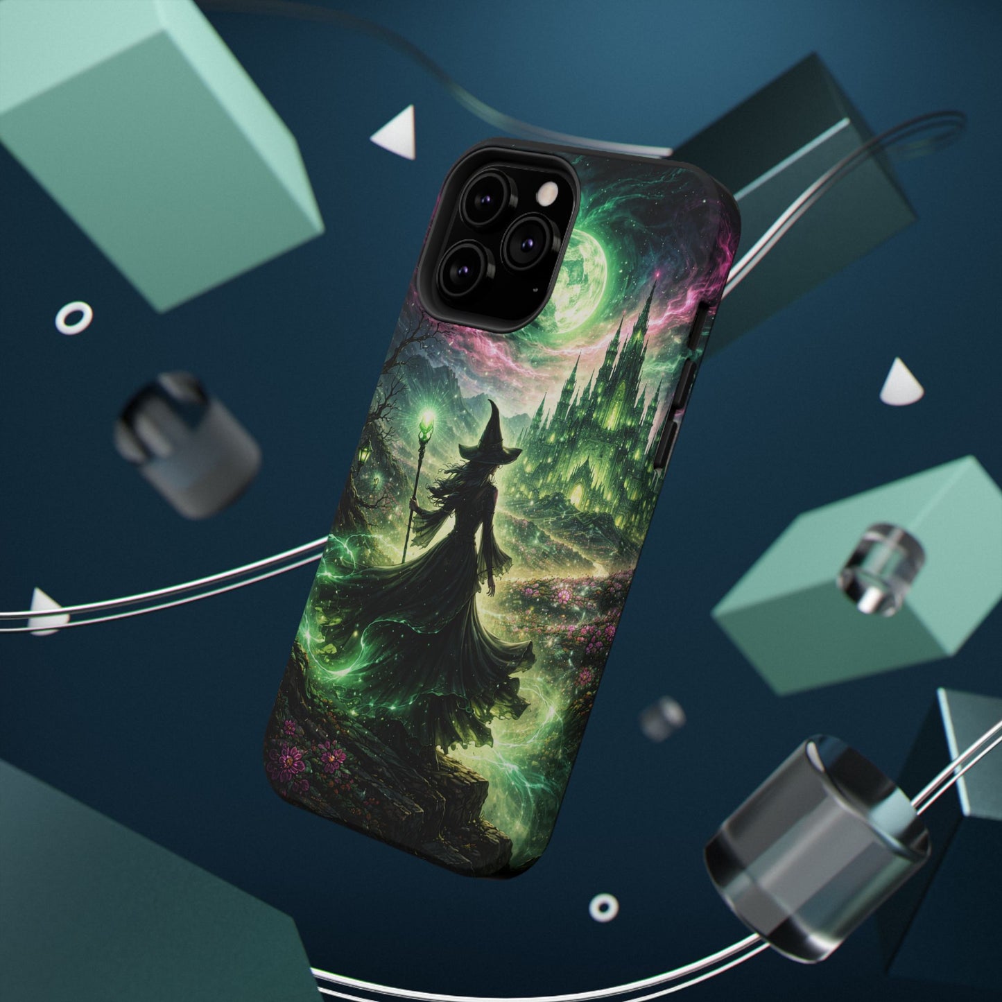 Witchy Moonlight Phone Case — Impact-Resistant Magical Witch Design