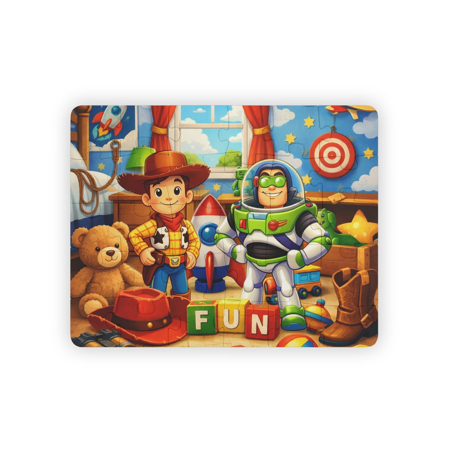 "Toys Story" Kids 30-Piece Jigsaw  Puzzle for Toddlers & Preschoolers