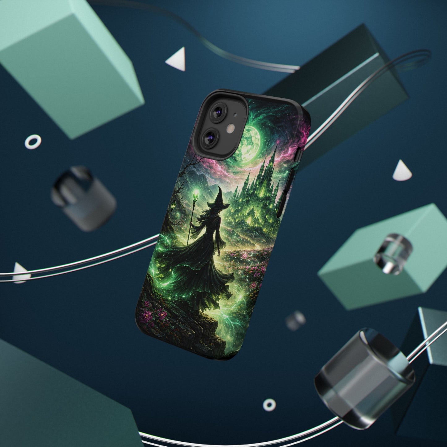 Witchy Moonlight Phone Case — Impact-Resistant Magical Witch Design
