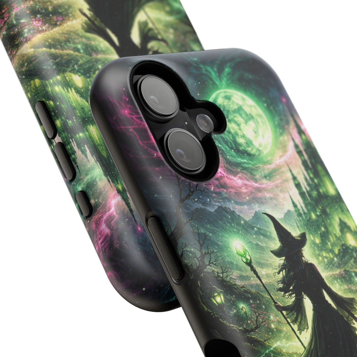 Witchy Moonlight Phone Case — Impact-Resistant Magical Witch Design