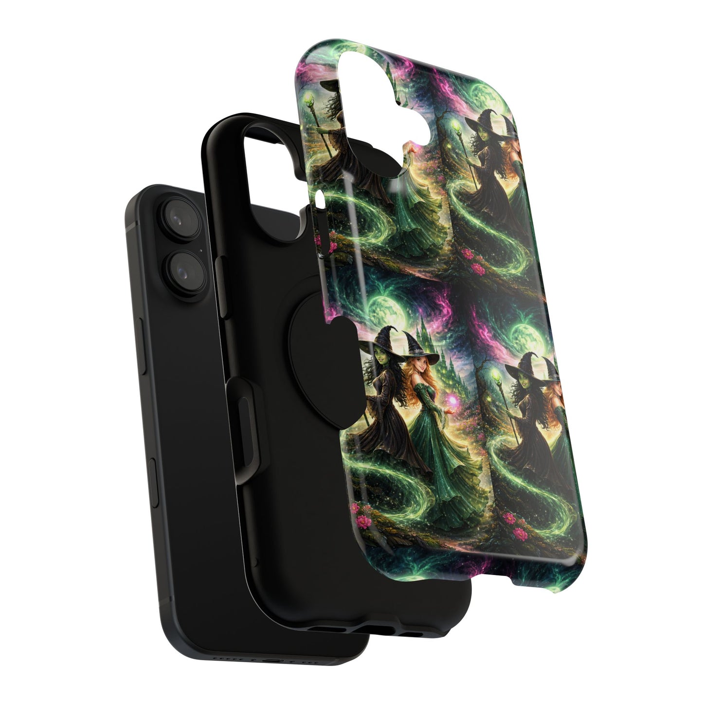 Witchy Moonlight Phone Case — Impact-Resistant Magical Witch Design