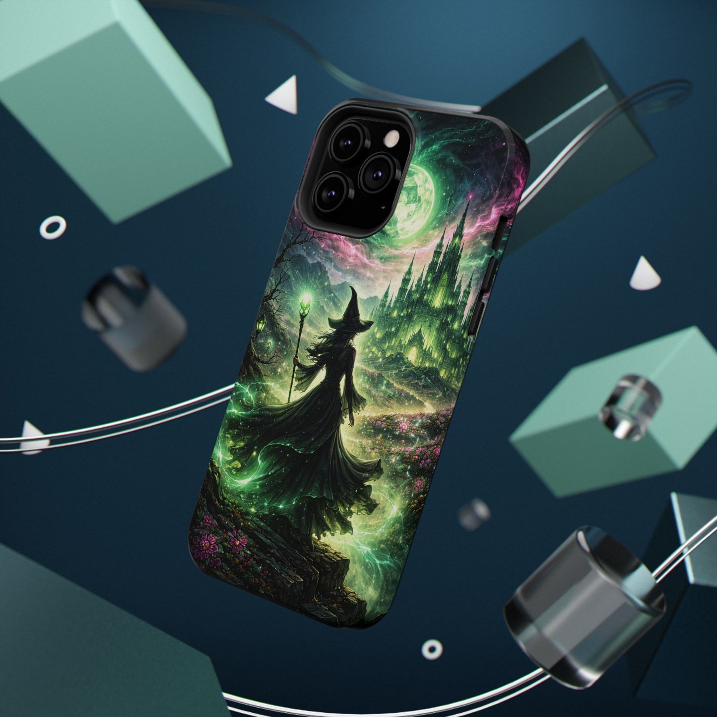 Witchy Moonlight Phone Case — Impact-Resistant Magical Witch Design