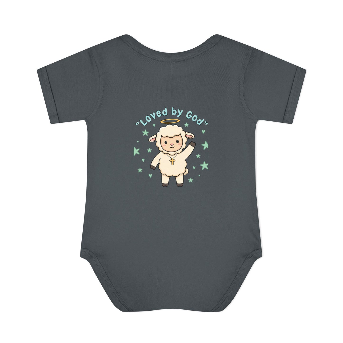 Loved by God Lamb Infant Bodysuit