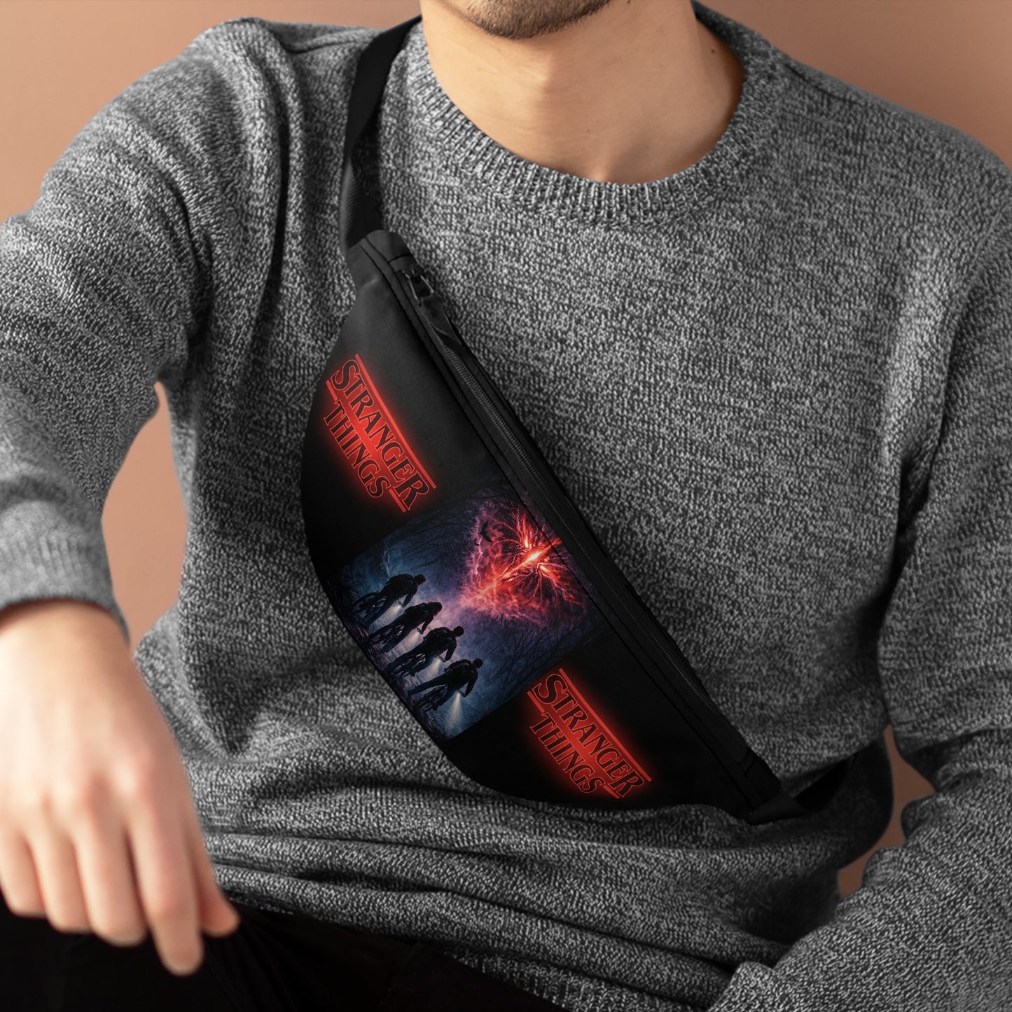 Fanny Pack- 'Stranger Things Themed" Graphic Waist Bag