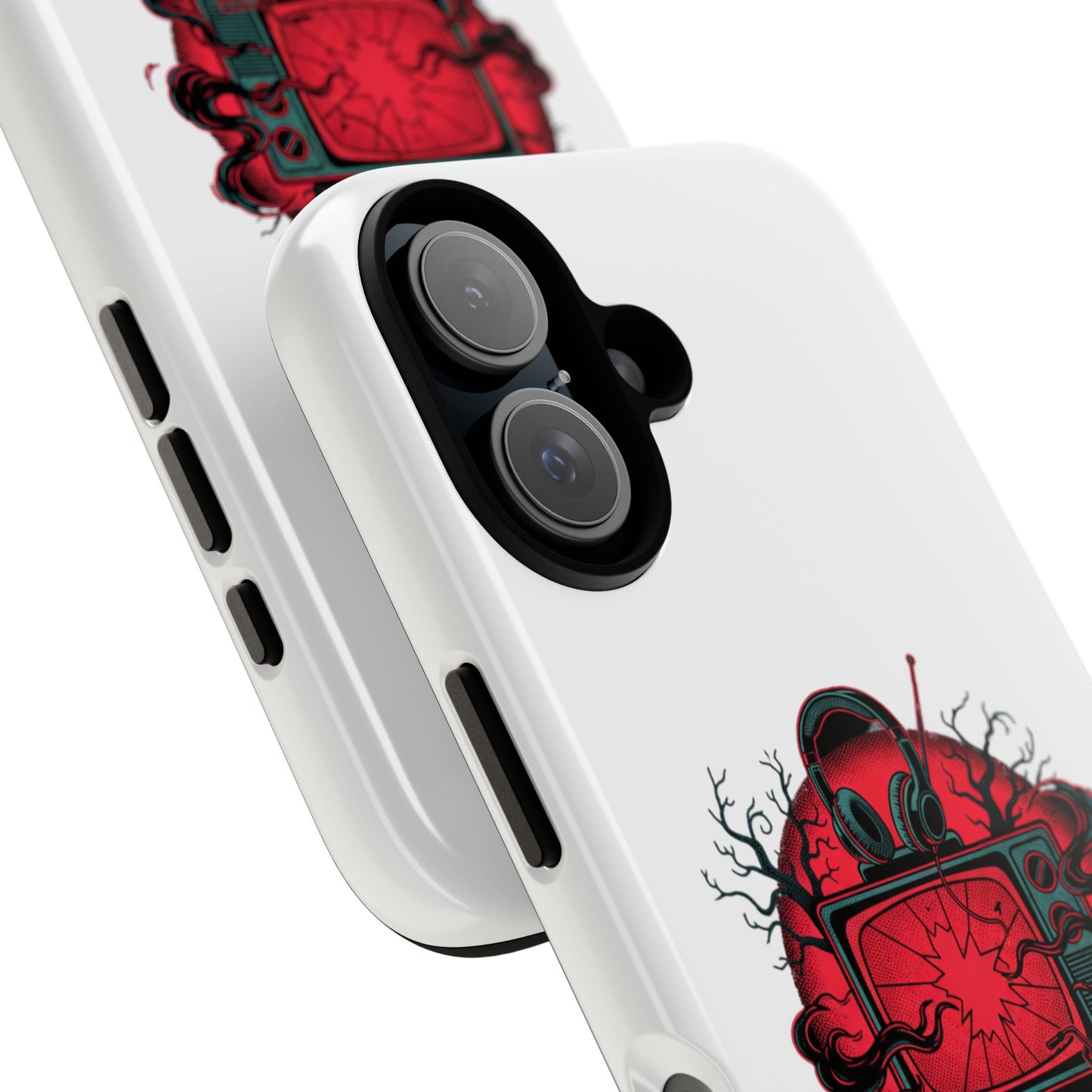 Phone Case — "The Upside Down" Retro Horror Scooter TV Design