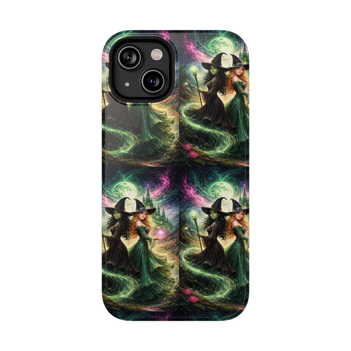 Witchy Moonlight Phone Case — Impact-Resistant Magical Witch Design