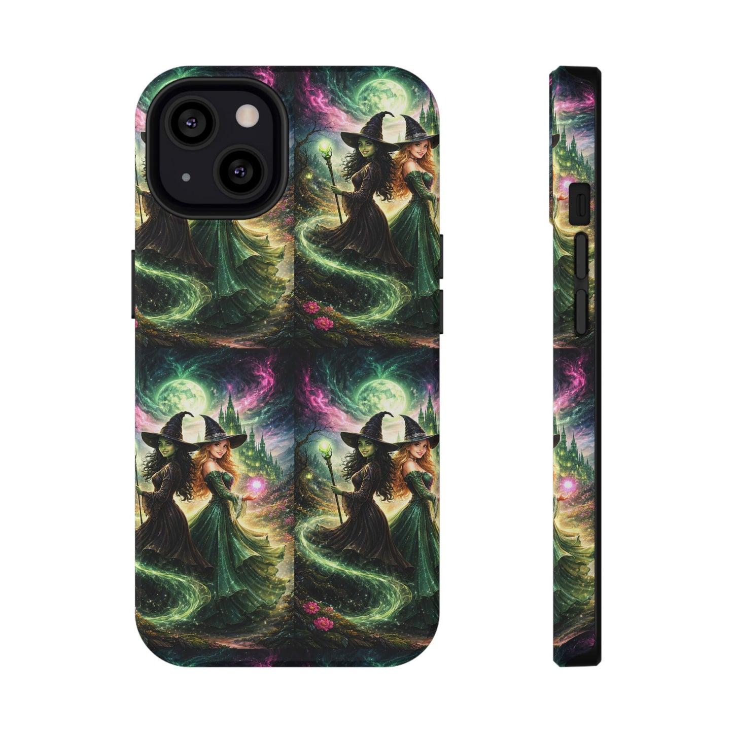 Witchy Moonlight Phone Case — Impact-Resistant Magical Witch Design