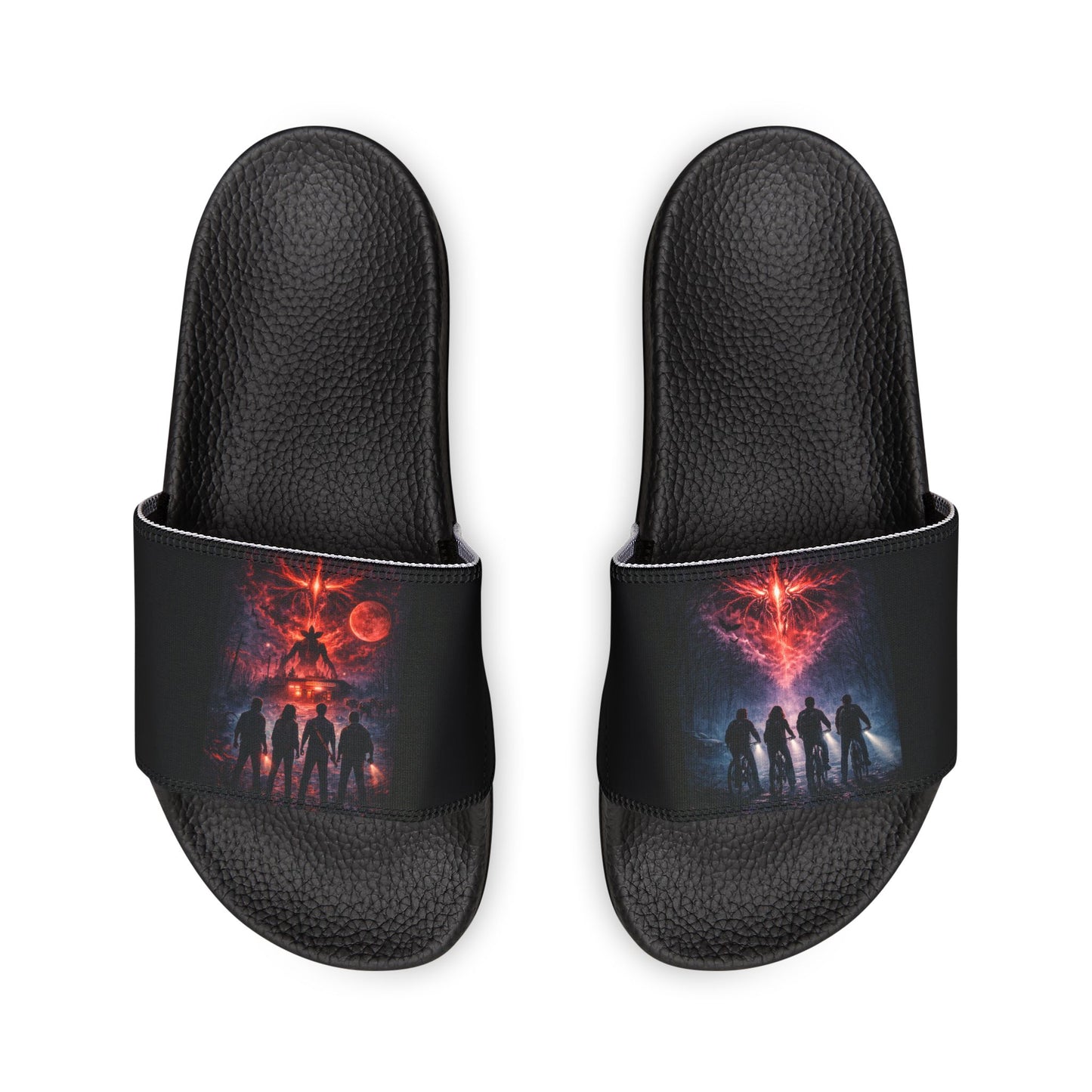 Women's Stranger Things Themed  Removable-Strap Slides